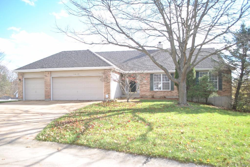 NEW ROOF INSTALLED NOV 2015! Super spacious atrium ranch located on cul-de-sac with 2 tier connected deck! Vaulted GR features w/b fireplace with built-in bookshelves & offers spectacular views thru atrium wall of windows. Separate formal DR off foyer. Hardwood floors grace the kitchen & breakfast room where you find vaulted ceiling, Palladian window, 42in cabinets, curved center island, expanded breakfast bar, electric smooth top range, planning desk & 3 window bayed breakfast room with access to deck. Luxurious master suite features W/I closet & master bath with His&Her vanities, corner soaking tub & sep shower. 3 sizable bedrooms on main floor. Stairs lead to LL atrium & inviting FR with 2nd fireplace, 4th bdrm, full bath & spacious den/possible 5th bdrm. Atrium door leads to 2nd deck. Lots of storage space. Main floor laundry. 3 car garage. Minutes from schools, shopping, parks & highways. YOUR WAIT IS OVER - OPPORTUNITY IS KNOCKING!