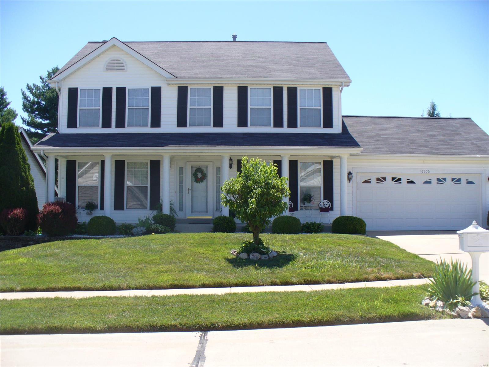 New Price!!Passed county inspection. Walking into this home you will be immediately impressed with the beautiful hardwood floors
throughout the main floor level.  Continuing the home has a separate living and dining room area. Both with their own unique
charm. You will certainly want to entertain in the huge family room with a woodburning fireplace. This opens to the eat-in
kitchen with ceramic tile, center island and be sure not to miss the main floor laundry. Upstairs the master bedroom has a 
walk in closet, a master bath suite with a jacuzzi tub great for relaxing and a separate shower. Don't miss the French doors on the
room that can be used for a study or for whatever you want it to be.  The family room which opens to the double tier deck makes
entertaining in this home so much fun. You can tell the amount of love and care that has gone into the meticulous landscaping
around this home. Included also is an inground sprinkler system and a new a/c was installed in 2021.