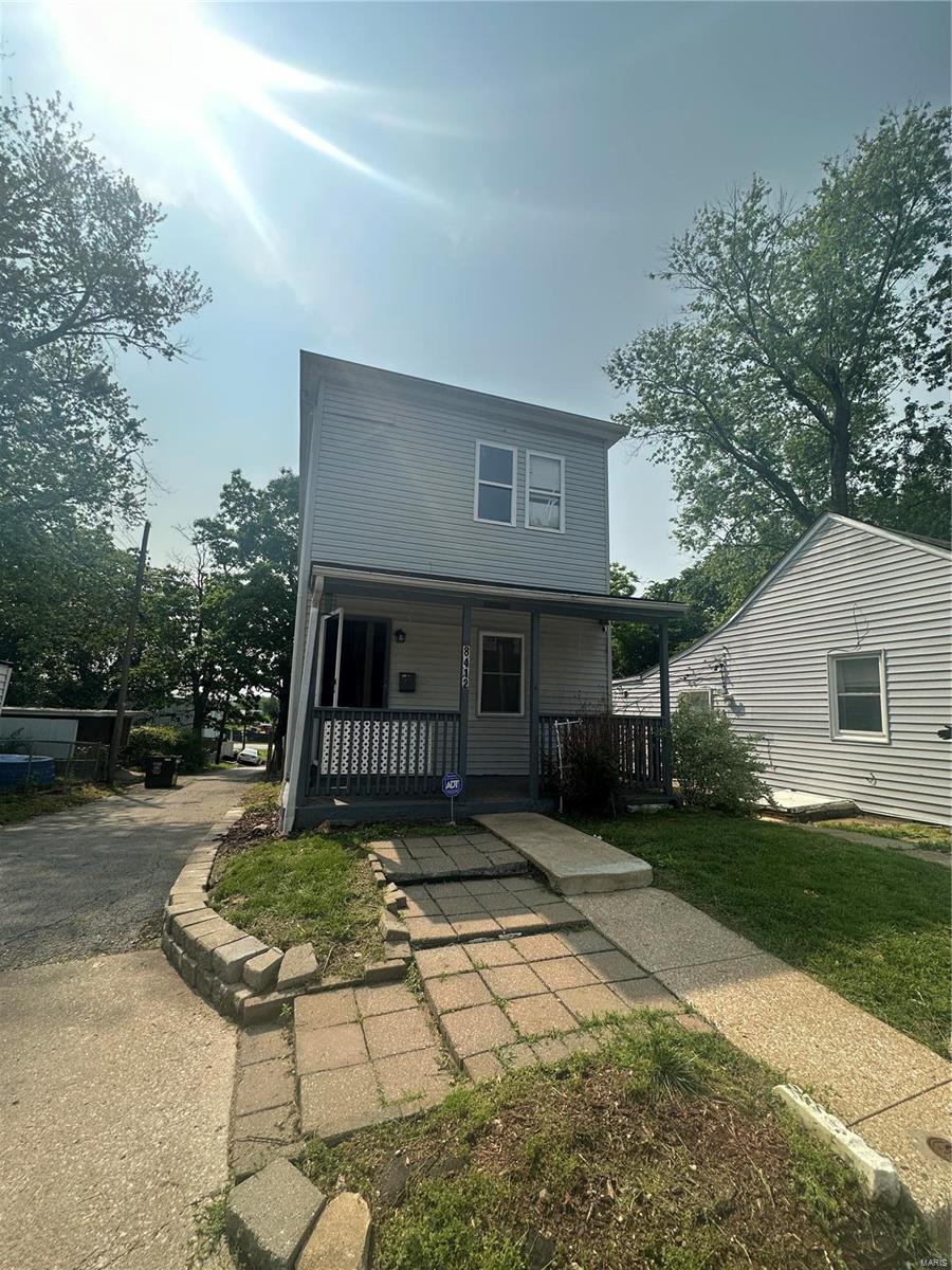 2 story, 3 bedrooms and 2 baths. Large eat in kitchen, walk out lower level, covered front porch and upper level and mid level deck. Updated electrical and plumbing. Overflowing with potential, just needs your vision to finish it up. Great potential! Seller selling as is and will not do any repairs or inspections.