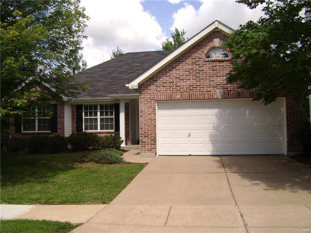 Welcome to this spotless, well maintained, ranch in a sought after neighborhood within the Rockwood School District located on a dead end street for privacy.  This "model like" home is decorated in freshly painted neutral tones, with newer carpet and several tastefully done updates to include a roof that is less than 2 years old.  The inviting great room has a vaulted ceiling, fireplace and is the focal point of this open floor plan.  The kitchen includes a breakfast area with chair rail and separated formal dining room.  The double door master includes walk in closet and ensuite bathroom with double vanity, separated tub and shower.  The private tree lined deck feels like you're in the country.  The lower level has a walk out with a patio, and a rough in, just finish for additional space.  A back tiered natural rock landscape looks like a park and is low maintenance.  Within 1 mile, you will find shopping, restaurants, and a park.  Did I mention you might find deer in the front yard.