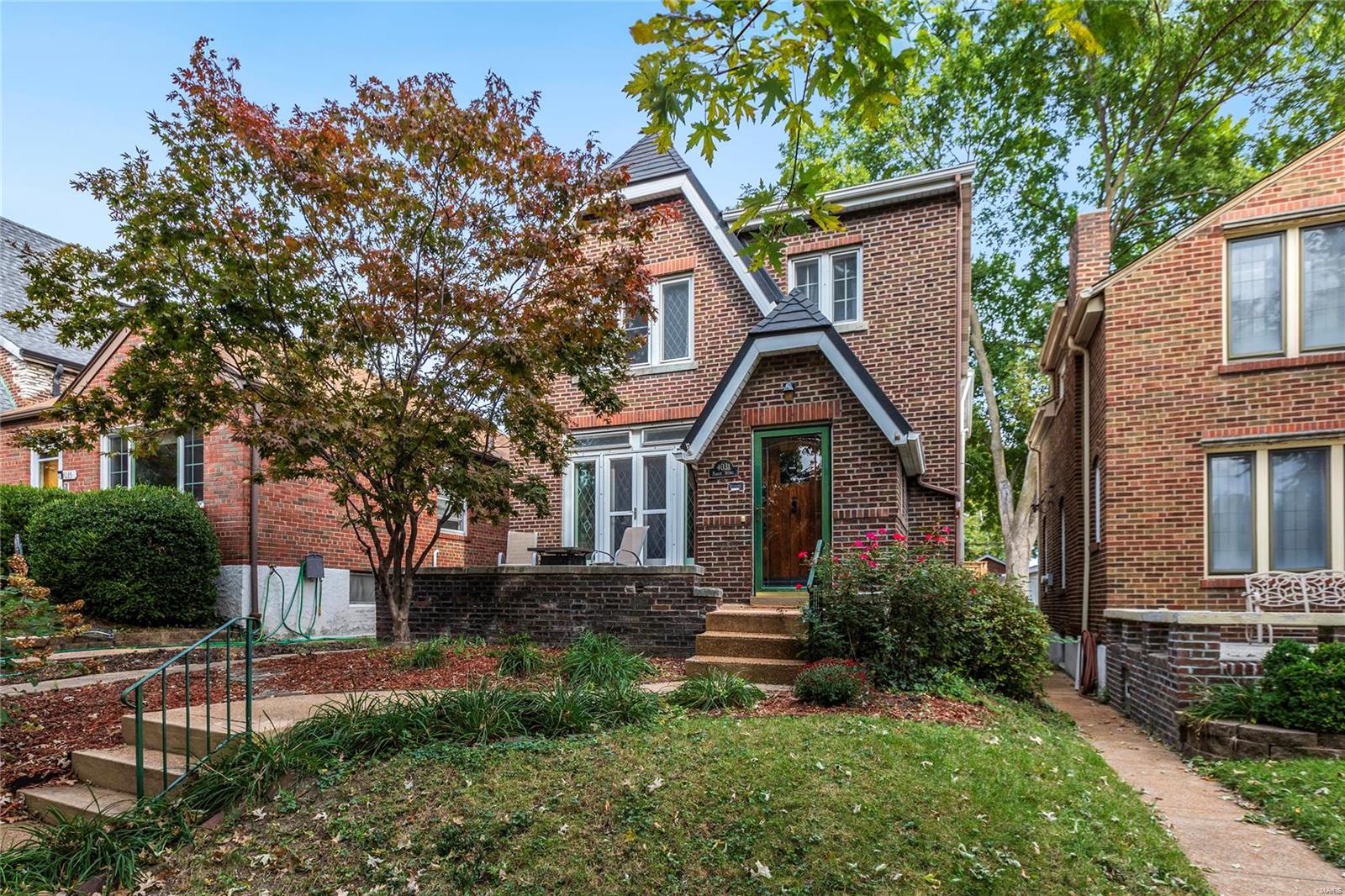 Stunning 2-Story in the popular Tower Grove South neighborhood! 5 Beds, 3 Baths & 2600+ sqft of living space! Living Room with crown molding, gas FP, original leaded glass windows, French doors to porch & gleaming wood floors throughout. Kitchen boasts Corian countertops, black appliances, gas cooktop & Rangemaster hood, tile backsplash & 42” cabinets/crown molding. Spacious Family Room & full Bath with a jetted tub completes the Main Floor. 2nd Floor finds: the Master Ste with a nice-sized closet plus a cedar closet, 4 Beds, an updated hall Bath & 2 walk-in closets. Lower Level features: finished office, storage space, laundry & workshop. Highlights: zoned HVAC, two new furnaces (2022), 1 new AC unit (2022) & new metal & stone roof (2019). Relax outside & enjoy the fenced yard - great for entertaining - wood deck, privacy walls, freshly painted shed & lawn area. Great location – close to hwys, restaurants, shops & Tower Grove Park!