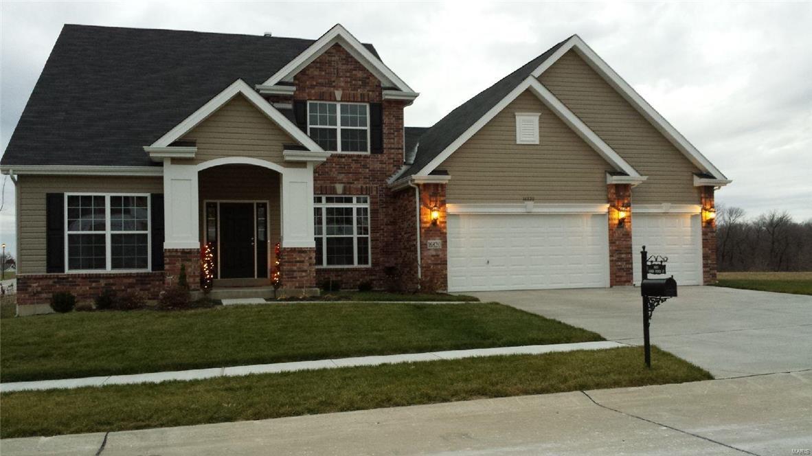 Don't let the outside fool you!!!!!!This Awesome over 4,000sqf, 1.5 story house with 4 bedroom, 4 bath in a newly developed subdivision nestled on a corner cul-de-sac lot. The entry foyer is open on either side to office with french doors and dining room. A large greatroom with gas fireplace. This floorplan continues into the spacious breakfast room and kitchen, with plenty cabinets space, with stainless appliances, adjoining walk in pantry and main floor laundry. A staircase leads to a spacious upper level that provides a sitting room or loft area. Three bedrooms in the upper level are all generous sized with walk-in closets. Two of bedrooms share a Jack n' Jill bath, The main level master bedroom suite has his/her walk-in closets and luxury bathroom w/separate tub and shower. The lower level has a rough in bath and a storage room already finish. Three car garage.