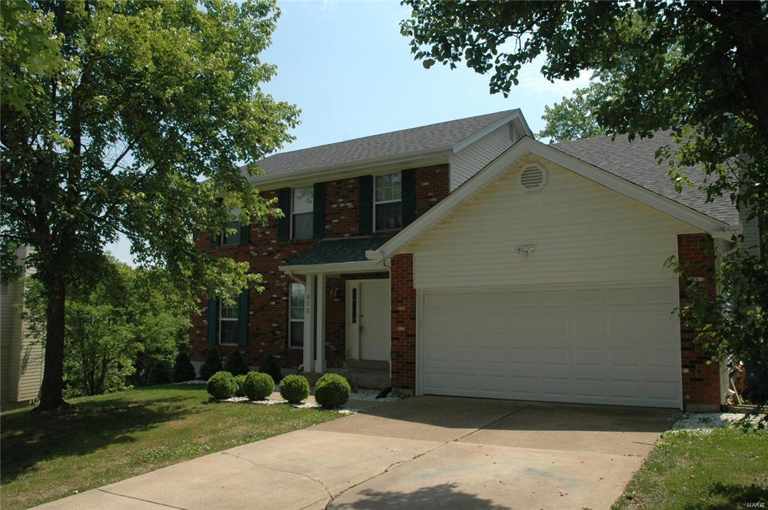 For Lease. Large and spacious 2-story home w/ 4 bedrooms and 2.5 baths on cul-de-sac and 0.5 acre private wooded lot. Custom vinyl siding. Freshly painted interior. Updated baths. New carpet throughout.  Large master bedroom w/ huge walk-in closet. Wood-burning fireplace. Walk-out finished lower level. Good sized private backyard.  Very light and bright. Great location. Minutes to Walmart and Costco. Quick access to Highway 40 and 44.