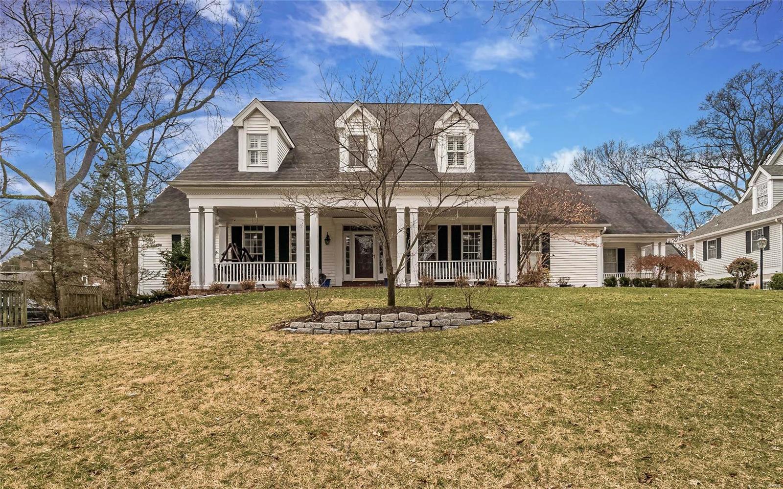 OPEN HOUSE Sunday 2/5  1-3pm. Charming covered brick porch introduces one of the most inviting homes in Glendale.  5 piece crown, gleaming hardwood floors in the the grand 2 sty foyer, LR, Dr, Office and Kitchen. A well appointed kitchen offers upscale Thermador appliances, granite counters, island, 5 burner gas cooktop. The Great room is impressive, windows/french drs/transoms frame the stone fireplace. Main Flr Master with whirlpool tub, separate shower, adult ht vanities. 4 generous bedrooms, 2 full baths upstairs. Built  for entertaining inside and out! The covered stone patio features a fireplace & a motorized awning for nearly year round comfort, framed by brick steps and planters, lovely landscaping. A second patio for outdoor living & playing.  The LL has a place for everyone - rec room, play room, hobby area, 1/2 bath & TONS of storage.  Hi Eff dual WH & HVAC w/ air filtration, Ecobee smart thermostats & EV 60A, 220V garage outlet. Quality, Fine Detail and completely charming! COOL: 14 SEER+