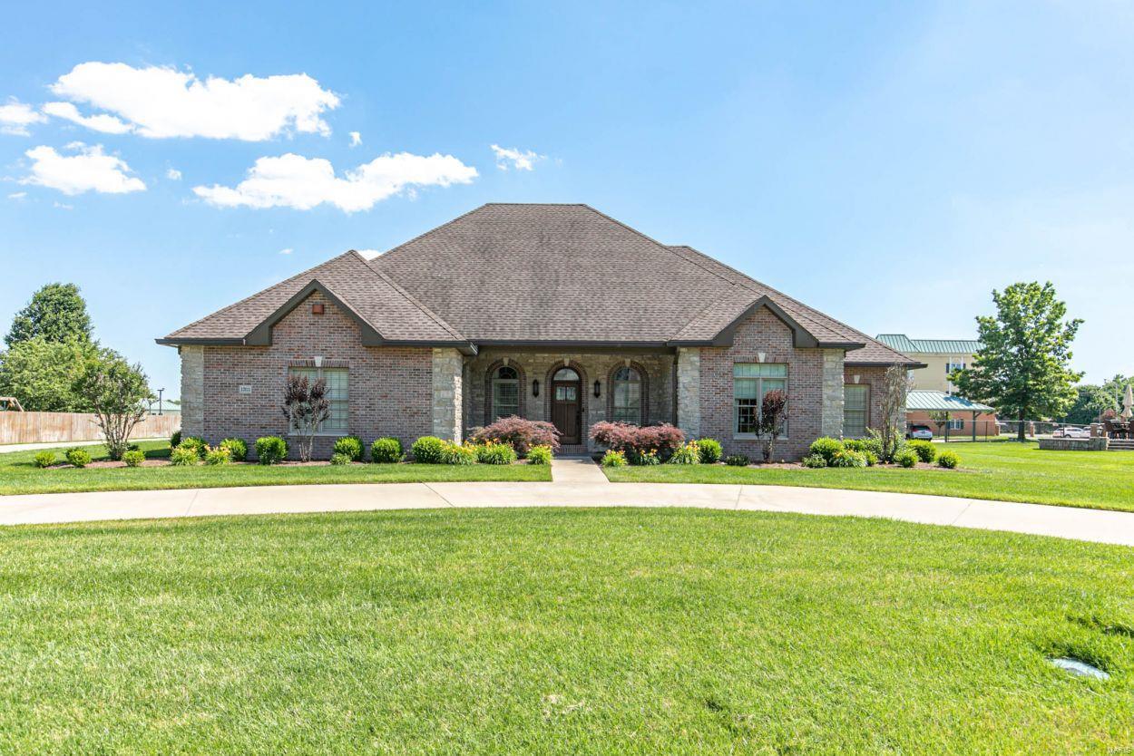 This is the first time on the market for this custom, luxury home.  Let's start with custom kitchen cabinets by JW Woodworks, granite tops and a large island for family meals or entertaining.  The 10' ceilings are accented with crown molding and there are upgraded light and plumbing fixtures throughout, along with upgraded windows, doors and trim.  There is a large office off the entry that's perfect for working from home. There are two sets of stairs plus an elevator to get you to the full basement.  It is 85% finished and boasts a high-end theatre room with wet bar, a ½ bath and tons of storage. Extras?  The house is heated and cooled with a high-efficiency geothermal heat pump.  The whole house generator is powered by natural gas and tests itself so you'll never be without power.  An electronic pet fence keeps your fur baby safe, and the video surveillance system is included.  Two covered porches, an irrigation system and copper gutters and downspouts round out the exterior.