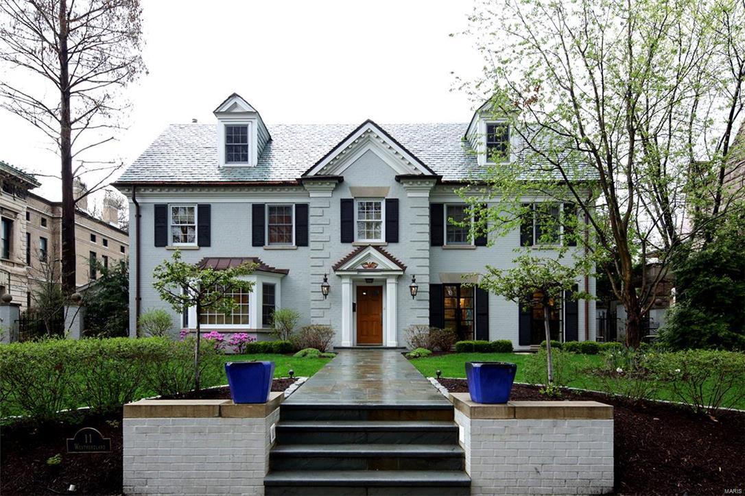 Chance of a life time, complete renovation + additions.  Georgian colonial on choice CWE private St., nearly 5,000 sq. ft. of gracious living space.  Classic center hall, formal LR w/ bay window, formal DR w/ a pair of custom, metal french doors that open to stone patio, expresso finished wood floors, significant millwork, spacious fam. rm. w/ built-ins & frplc., wet bar w/ice maker & wine chiller, light-filled study/den + a real conservatory addition w/ slate floors opens to outdoor kitchen w/ grill & frplc. Updated chef's kitchen w/ custom cabinets, granite countertops, SubZero fridge, 6 burner Wolf range, custom island with butcher block table seats 3/4 people.  Spacious master suite w/ custom fitted walk-in closet, vaulted ceiling, frplc., spa-like master bath w/ walk-in steam shower & jacuzzi tub ROOM & dbl. vanities. Fabulous pool area w/ pergola + large sun deck, ideal for summer time entertaining. Home has been renovated to perfection!  Attached garage! Custom electronic gate! Additional Rooms: Sun Room
