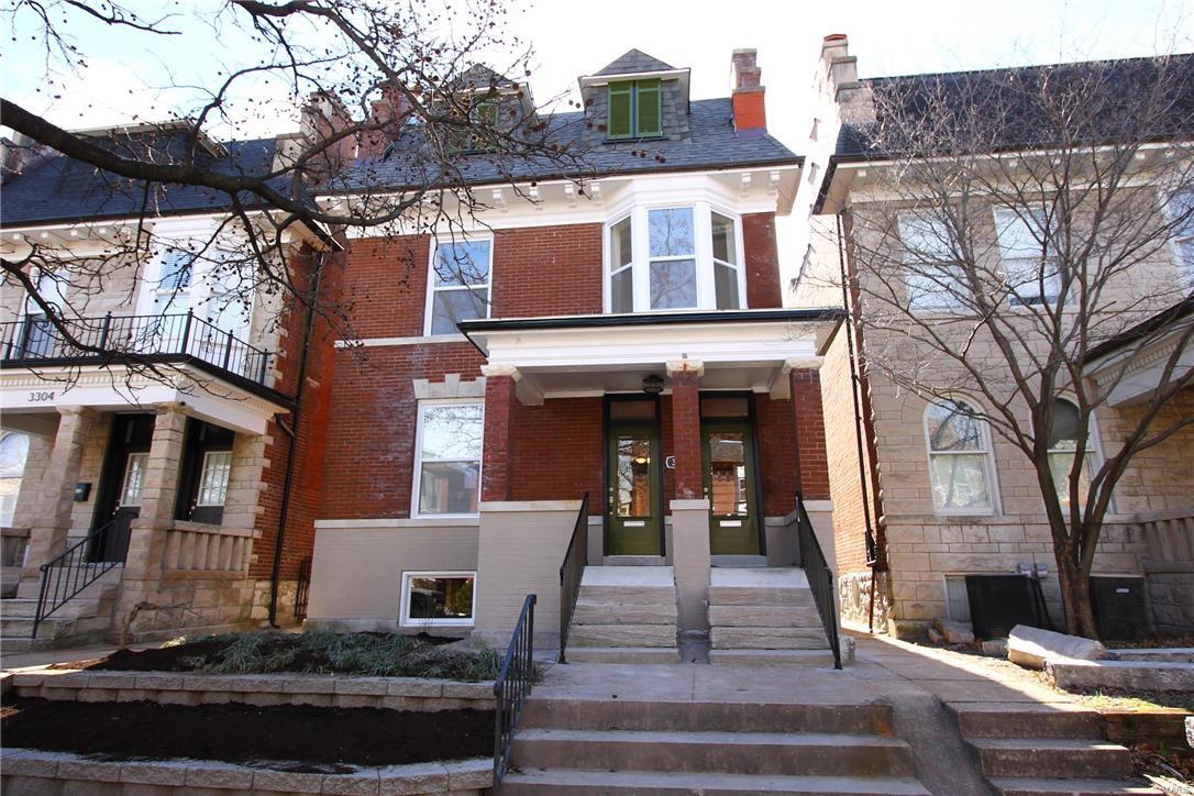 Grand renovation located in historic Tower Grove East! Exposed brick at entry leads to New open floor plan creating fantastic family space & modern updates desired. Delight in custom kitchen with upgraded appliances including 5 burner gas stove, granite counters, custom backsplash, even walk-in pantry. Beverage/wine cooler eases entertaining to open flow of family & dining areas. Front living room has pocket door for more private setting or opens to the entire main level. Solid hardwood flooring or custom tile work throughout this entire home. MAIN FLOOR LAUNDRY! Master suite, a retreat with sitting area, large walk-in, private deck, & Bath that everyone wishes they had with clawfoot tub, massive shower with dual heads, & adult height double vanity. Super secondary bedrooms served by large custom bath with subway tile surrounding tub. Outside enjoy rear yard with privacy fence, o/s double garageport, new sidewalks, large deck. See separate sheet for all system updates. COME SEE TODAY!