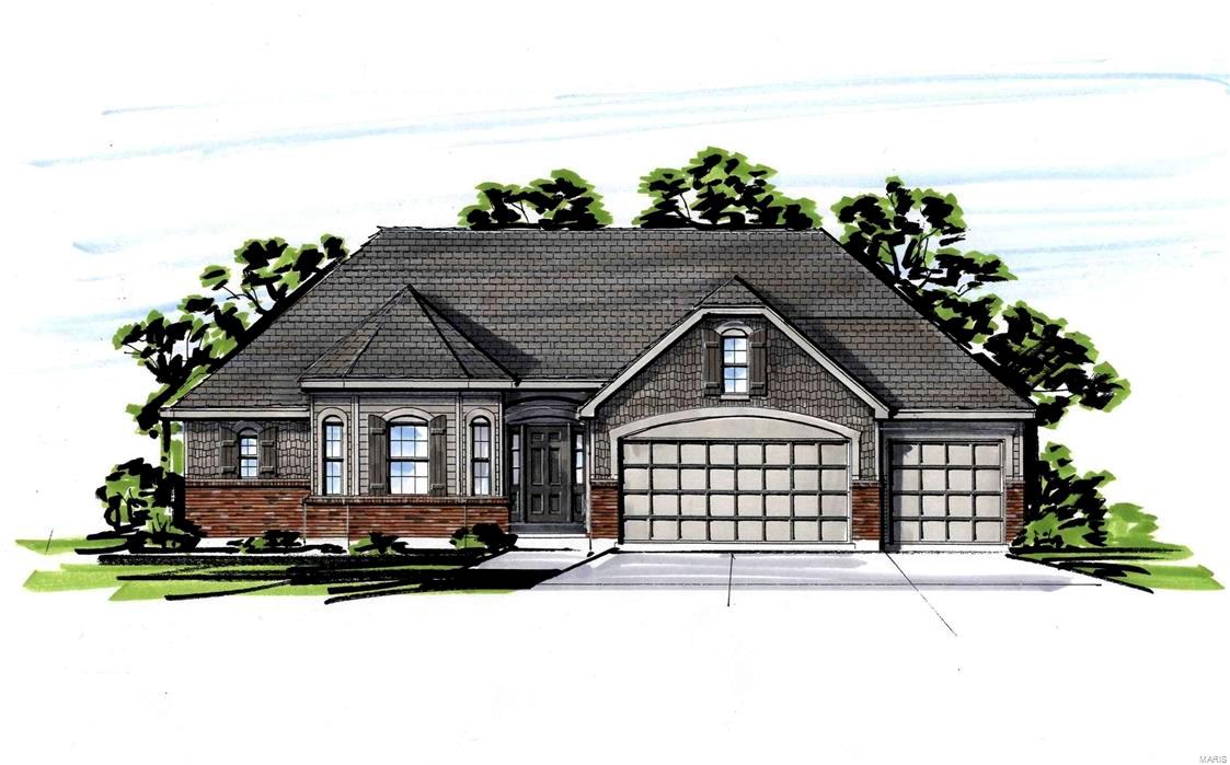 This ARLINGTON OPEN RANCH MODEL features a Hearth Room w/ Custom Mantle, Finished Lower Level w/ Walkthrough Bar, Rec Room, Bed Room, and Bath, Custom Stone and Brick Elevation, 3 Car Garage, Upgraded 42" Staggered Kitchen Cabinets with Large Butterfly Island, Granite Counter Tops,  and Stainless Steel Appliances, Vaulted Ceilings in the Great, Kitchen, and Breakfast Rooms, Coffered Ceiling and Bay Window, Direct Vent Gas Fireplace at Great Room and Hearth, Hardwood Flooring at Main Area, Ceramic Tile, Open Staircase Finished to Lower Level with Iron Spindled Railings, Arched Openings, Recessed Can Lighting, Custom Front Door, Fully Sodded Yard, 5 1/4 Base Molding and 3 1/4 Casing, Satin Nickel Knobs and Hinges Throughout, 30 Year Architectural Shingles, 2 Panel Doors, and More!! This model is on display at Williams Creek - 1595 Heritage Valley Dr - Office Hours 11 to 5