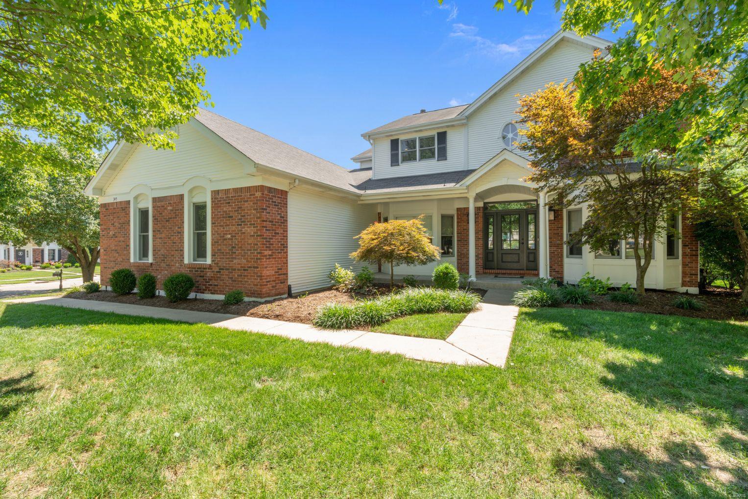 Stunning Home with Low Maintenance Living! Boasting beautiful 1/3 of an acre corner lot on quiet cul du sac with great access to Parkway schools. This elegant property perfectly blends a modern style with functional living space. Stunning 2 story foyer w/T-stair case is just one of the incredible attributes of this 4BR/3.5BA home. The floor plan offers an open kitchen, dining, & family rm space with a gas fireplace. Beautifully upgraded gourmet kitchen features KitchenAid stainless steel appliances, granite counters, glass backsplash, custom designed window treatments & main floor laundry & half bath to complete the main level. A huge master suite includes vaulted ceiling, dual walk in closets & spa bathrm w/heated floor, 2 sinks, vanity table & dream shower. Fully finished lower level reveals a spectacular entertainment area with w/custom bar, wine cellar, full bath & 2nd gas fireplace. This home is loaded w/smart technology throughout, incl. electric car charger in the 3 car garage. Additional Rooms: Wine Cellar