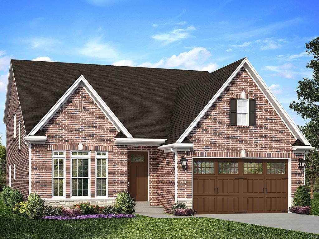This Bellendon 1.5 Story 3 bed, 3.5 bath home ready soon! Luxurious, low maintenance lifestyle in the heart of Frontenac off Clayton Road. Over 3400 sq ft of living space! From impressive exteriors crafted of brick and stone, architectural shingles, and welcoming 8ft doors, you'll instantly feel at home. The chef-inspired kitchen features a massive island with breakfast bar, premier Glacier Gray 42” cabinets, quartz countertops, subway tile backsplash, and high-end stainless steel GE appliances w/double ovens and 36” gas cooktop w/hood. Oversized great room boasts stone fireplace, wall of windows, and double doors to a huge composite deck! The main floor master suite features two walk-in closets and luxury bathroom with all the finest appointments. Upstairs features loft area and 2 spacious bedrooms, each with walk-in closet and private bath. 9ft ceilings, hardwood flooring, upgraded lighting, main floor laundry w/ cabinets, 9ft basement foundation pour, and more! Similar photos shown.