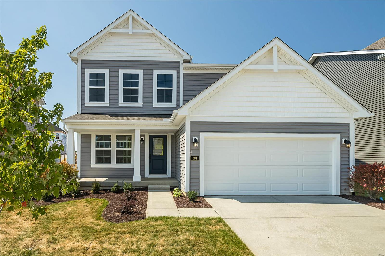*SAVE with the Red Bow Sales Event For a Limited Time Only* Move-in ready and trendy new Wesley Western Craftsman plan by Fischer Homes in beautiful Streets of Caledonia featuring a welcoming covered front porch. Once inside you'll find a formal living room that could function as a formal dining room or study. Open concept design with an island kitchen with stainless steel appliances with gas range, upgraded cabinetry with soft close hinges and 42 inch uppers, gleaming granite countertops, pantry and walk-out morning room all open to the spacious family room. Upstairs you'll find the large homeowners retreat with an en suite that includes a double bowl vanity, walk-in shower and walk-in closet. There are 2 additional bedrooms each with a walk-in closet, a centrally located hall bathroom and loft. Full basement with full bath rough-in and a 2 bay garage.