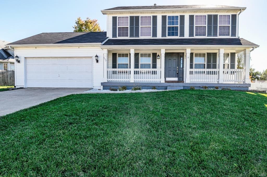 Stunning 2sty on a spacious lot, in popular Spring Meadows! Boasting bright & open floorplan w/4 Bds, 3.5 Bths & 2700+ sqft of living space w/finished LL. Striking curb appeal w/covered porch! Foyer w/wood floors lead to Dining Rm & Living Rm. Spacious Family Rm w/FP & bay window; gorgeous Kitchen w/custom cabinets, Quartz counters, custom backsplash, SS appliances, island, breakfast bar, pantry & Breakfast Rm. Main Flr also finds Powder Rm & convenient Laundry Rm! Master Ste w/walk-in closet & updated Bth w/dual vanities, tub, shower & linen closet. 3 add’l nice sized Bds & updated Bth completes 2nd Flr! Finished LL is great for entertaining! Freshly painted (2018) Rec Rm, Family Rm, new floors (2018), updated Bth, recessed lights & tons of storage. Highlights: painted neutral colors, new carpet on stairs & most of 2nd Flr (2018), water softener & attached garage. Relax on screened porch & enjoy the fenced yard! Great location - close to shops, parks & hwys!