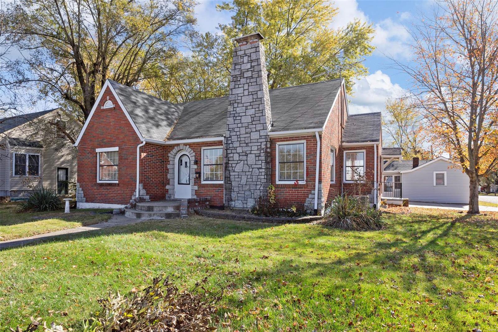 The elevation on this home is one of the most charming in Wentzville. The interior is in need of some updating and TLC, however
the furnace is 4 years old, newer hot water heater, roof is approx. 10 years old and the wiring has been updated.
This property is being sold in AS-IS condition. Separate note: the upstairs and basement half bathrooms have not been used for
years. 
There is also a 'Mother-in-law' quarters' on this lot that consists of a Living Room, Bedroom, Kitchen, Bathroom and a enclosed 
porch. It is currently being rented for $600 per month (month to month). It has a new roof (2021), a 3 year old gas space heater.
All utilities are separate from the main home except the water.
Both these combined are the perfect match for the family that needs space for another family member or for additional income
to ease the pain of our current inflation factor.
