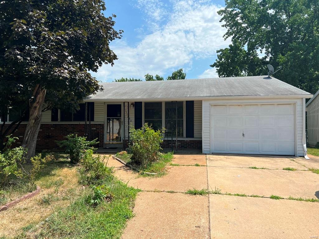 Check out this ranch style home featuring 3 bedrooms, 1.5 bath, full basement, nice yard with covered deck, patio and attached garage. Located close to amenities and major thoroughfares. This property has tons of potential and is waiting for your finishing touches.