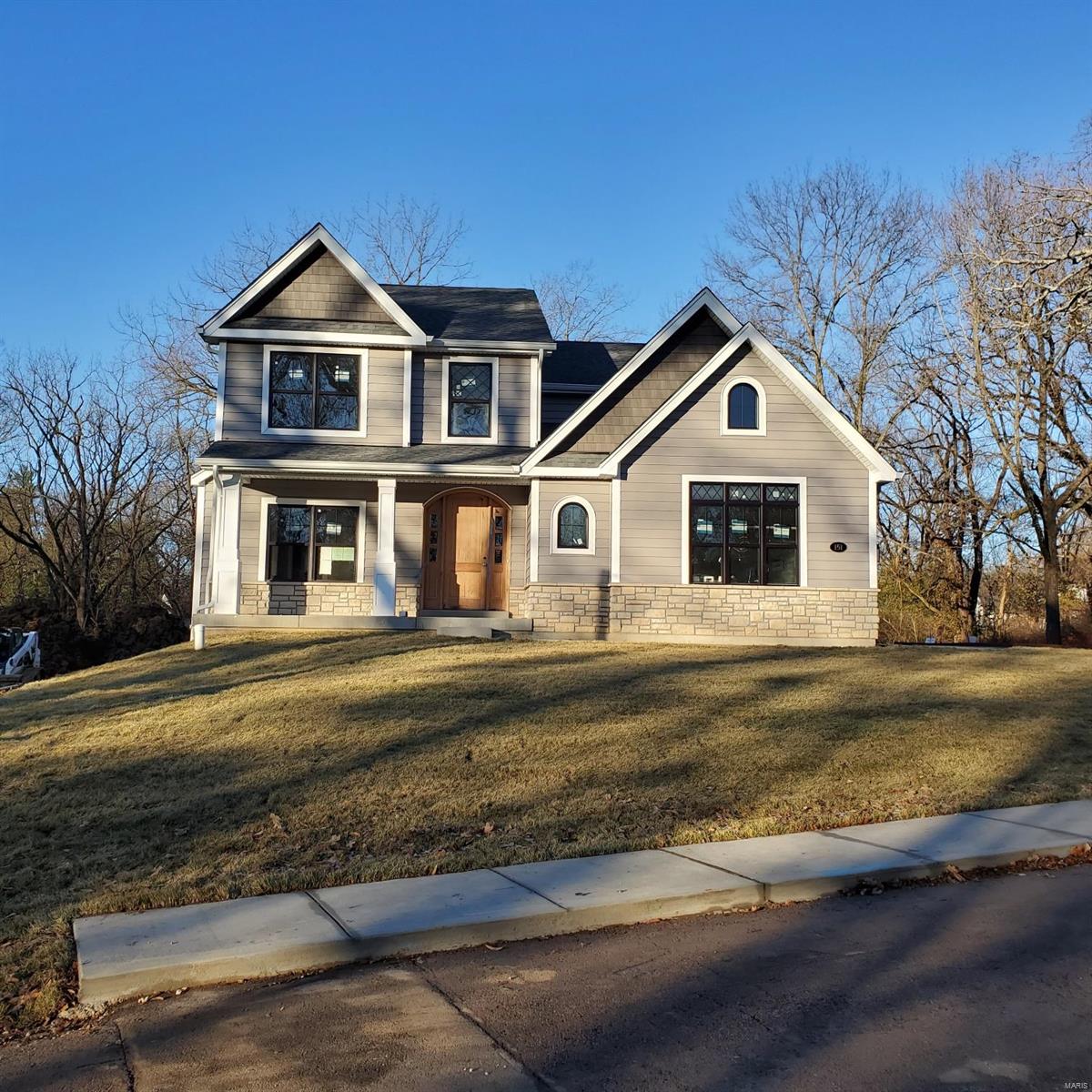 Open House every Sunday from noon to 3 for more information! You won't find another NEW home/lot this PERFECT for your family anywhere else in Webster Groves. The upgrades are off the charts, too many to mention. Job-finish hardwood flooring throughout the 1st floor; 3 car side entry garage, huge, welcoming Kitchen for all your entertaining with center island, stainless steel appliances, custom cabinetry and granite tops; Great Room with 12' beamed ceiling; main floor Master Bedroom with double Tray Ceiling and lighting, huge custom walk-in closet, large shower; a bonus room on the 2nd floor to house the gaming systems or homework desks; and another Rec Area and Bedroom with lookout windows, along with a Bathroom in the Lower Level? The COVERED DECK is the perfect spot to watch the kiddos frolic with the pets in the backyard, or move down to the OVERSIZED PATIO to enjoy dinner al fresco. Interior photos of similar build. Mid January 2020 Completion. Additional Rooms: Mud Room