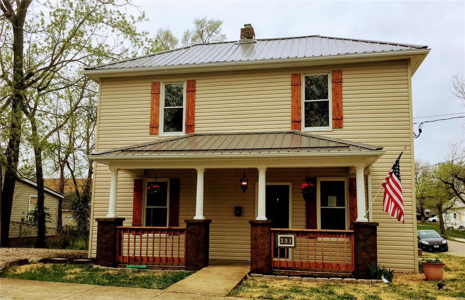 Just Renovated and READY for a NEW OWNER.  Beautiful 3+ bedroom, 2.5 bath, 2 story home on corner lot in Bonne Terre.  Open floor plan and plenty of room to stretch out.   Spacious living room AND great room, with all new fixtures throughout.  Custom cabinetry, eat-in kitchen, with center island.  Stainless steel double oven and over the range microwave.   Main floor master bedroom suite, has full bath and walk in closet.   1/2 bath located in main floor laundry room with exterior entrance.   Custom built stairwell, leads to the upstairs with 2 very large bedrooms and large full bath.   Utility basement with NEW furnace and NEW tank less hot water heater.  NEW flooring and drywall throughout.  NEW doors, interior and exterior.  NEW siding, NEW windows, NEW metal roof, and even NEW gutters.  NEW custom shutters. NEW, NEW, NOW come check to see if it's for YOU!! Additional Rooms: Mud Room