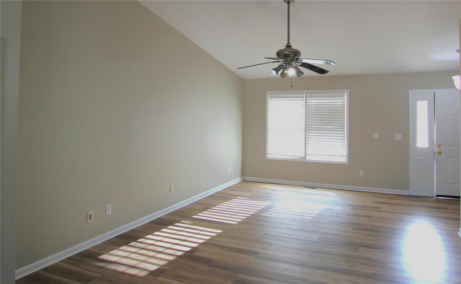 Great home in the Fort Zumwalt North school district. The 3-bedroom home has just installed new luxury vinyl plank flooring throughout main level with main level being freshly painted. Open floor plan greats you as you enter the front door into the great room and open to the kitchen/dining area. All appliances to stay, pantry and door to back yard from the kitchen. Down the hall to the master bedroom suite with full bath, walk in closet, both bedrooms (2 & 3) are nice sized and across hall to full bath. Large linen closet at end of hallway. Main floor laundry with access to the 2-car garage. The patio with access from the kitchen with on side fenced along backyard. Full unfinished basement, with owner leaving pool table for your enjoyment. This is a NO smoking and no pet property (no exceptions). Applications available on company website, fee is $30 per adult living in property, upload copy of state issued picture ID and proof of income (last 2 pay stubs) No vouchers accepted.