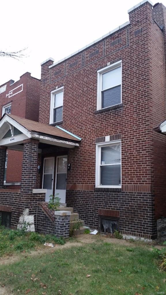 REDUCED!!!  OUTSTANDING OPPORTUNITY!!! South City all brick two-family! Units feature large rooms, tall ceilings, hardwood floors, and MORE!  Newer rear deck, off-street parking, forced air, and updated plumbing make this one a WINNER! Property is to be sold in its current as-is condition with no warranties or representations by the Seller. Seller will not make repairs nor provide any inspections. Seller's addendum is required after terms of sale are agreed upon. Special Sale Contract (Form #2043) required.