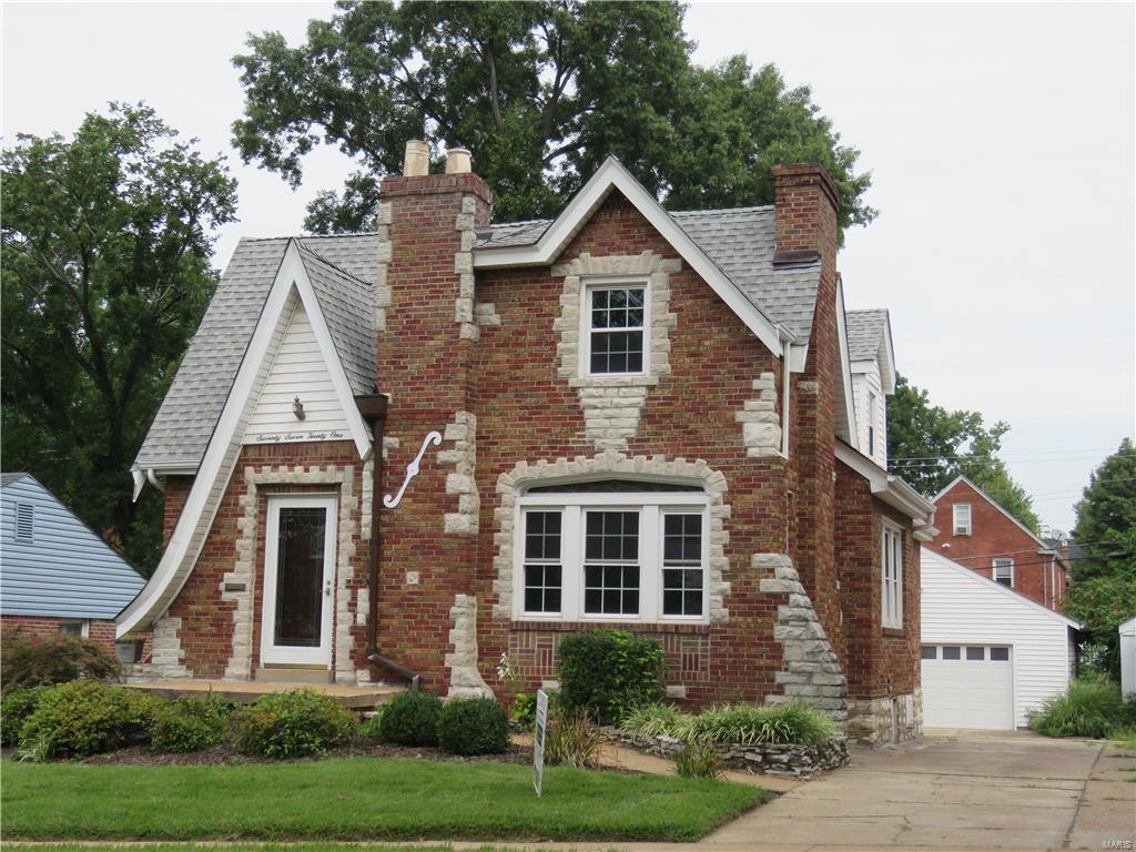 Priced to Sell! Another Beautiful Renovation in Richmond Heights! Much of the original character remains, w/many newer & modern features, including a Custom Kitchen, w/granite counter tops, stainless steel appl & ceramic tile. Just off the kitchen you will enjoy a quaint 3 season room, refurbished, fresh & clean! You will be pleased w/the quality of the newly updated bathrooms & the new brushed brass lighting fixtures, blending well with the old world charm in this home! The hardwood flooring has been re-furbished, the arch entry ways are unique in design, as well as the surrounding crown tooth molding, the lead glass in the solid wood front door & the 5 pieces of stain glass are pristine in condition & design. Lastly, the 2 tone solid wood panel doors with ornate glass handles & brass fittings are gorgeous! Hurry, priced accordingly for Richmond Heights, and slightly below some of the most recent sales to sell fast!  A MUST SEE, COME ON IN and MAKE YOURSELF AT HOME!!