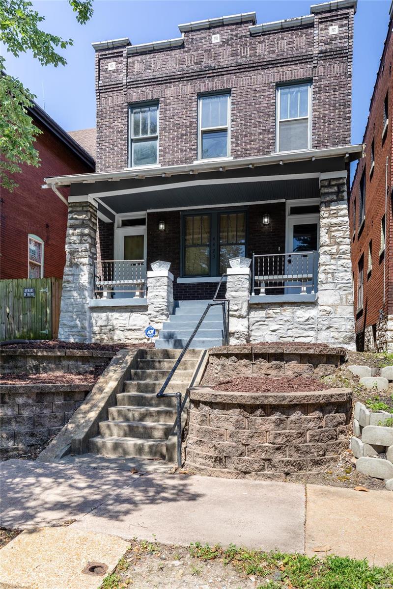Perfect opportunity to add a multi family to your portfolio or owner occupy! Add your finishing touches to increase market value and rents! The upstairs unit features hardwood floors, updated neutral paint, original stain glasses windows and an updated bath with a super trendy clawfoot tub! Each unit has their own garage parking in the back! First floor tenant pays $575 and has a lease through May 2023. Schedule your showing today!