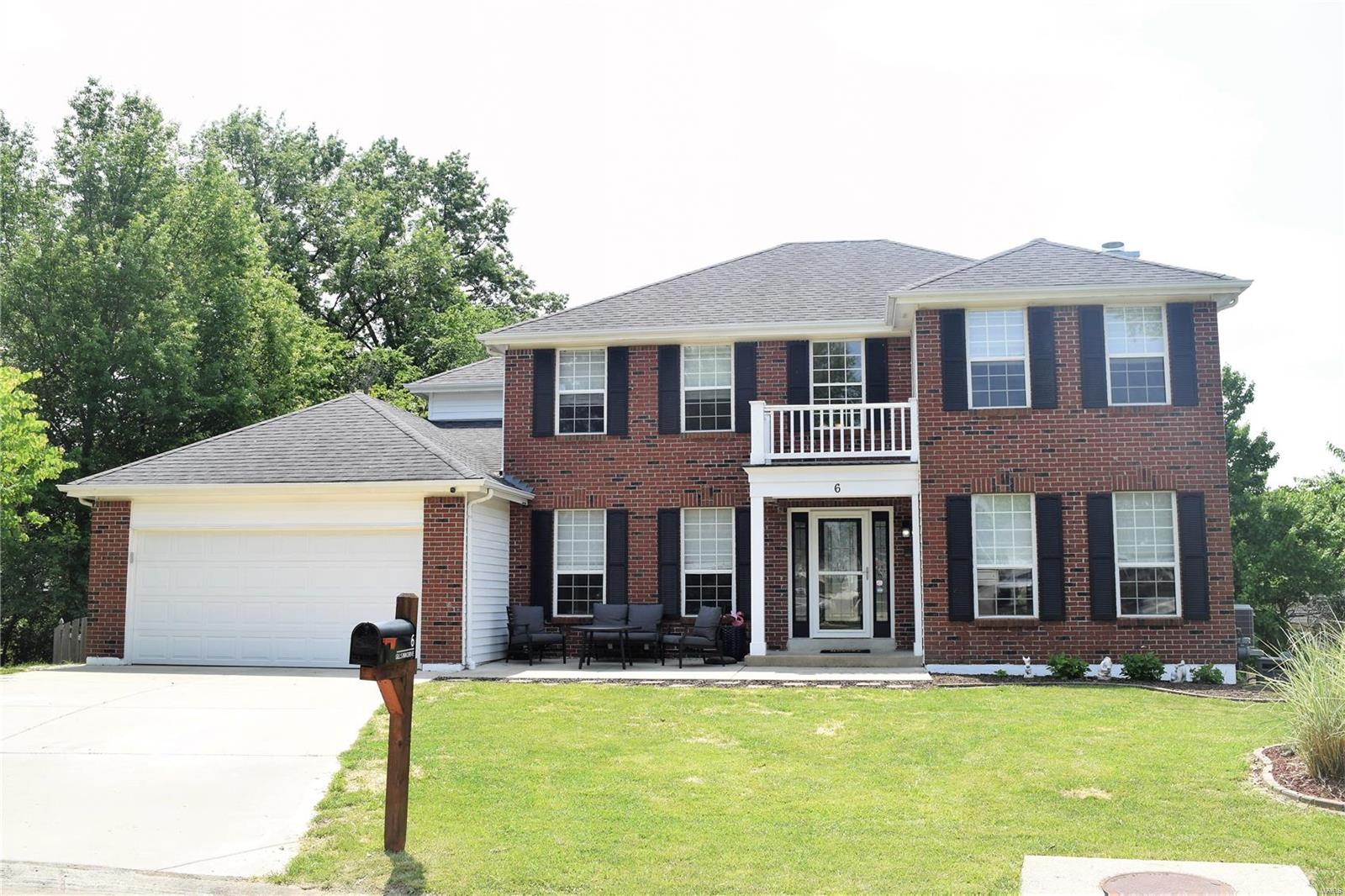 No need to GO on vacation! Stay right HERE, just a QUICK WALK to the 3 pool complex, sports court, playgrounds, Family Center and two of 3 lakes. OR PLAY in one of the BIGGEST backyards that is FENCED, NEW DECK and is equipped with a FIRE-PIT amongst the MATURE TREES, and when it rains, head downstairs to the MEDIA room and watch a MOVIE! You will also ENJOY the UPDATED kitchen with SUBWAY tile floor, GRANITE countertops, SS appliances w/DOUBLE OVEN RANGE, large CENTER ISLAND. The MAIN floor is all HARDWOOD (laid diagonal) or CERAMIC TILE. Plenty of room w/FORMAL DINING ROOM and a FLEX room. EXTRA living space in the lower level for a REC room, OFFICE or PLAY area. 2 HVAC units (easy to control the temperature), NEWER ROOF, ALARM SYSTEM, main floor LAUNDRY w/ UTILITY SINK and BOOT BENCH w/ STORAGE. UPDATED BATHROOMS. Easy access to RT #364 and sandwiched between I-70 and Hwy 40/61. Enjoy everything O’Fallon has to offer.