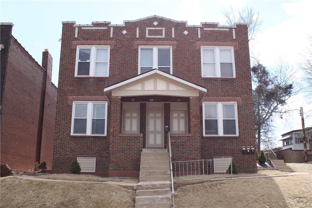 NEW ROOF!!  NEW FLOORING!!! Cash cow in Tower Grove South!! This previous 7 unit building has been converted into a 4 family offering both large units and also ease of financing for the new owner.  These spacious units are either 2 or 3 bedrooms and each have private washer/dryer hook ups.  Current owners has made a LONG list of improvements that will keep your expenses super low.  Some of the long list of improvements include: Newer 200 AMP electric service; Newer windows and steel entry doors; roof; A.C with 90% efficiency; plumbing and sewer lateral line; drywall; flooring, etc. Additional building in back of lot could provide an additional source of rental income. All units are currently rented so positive cash flow will be immediate upon closing.
