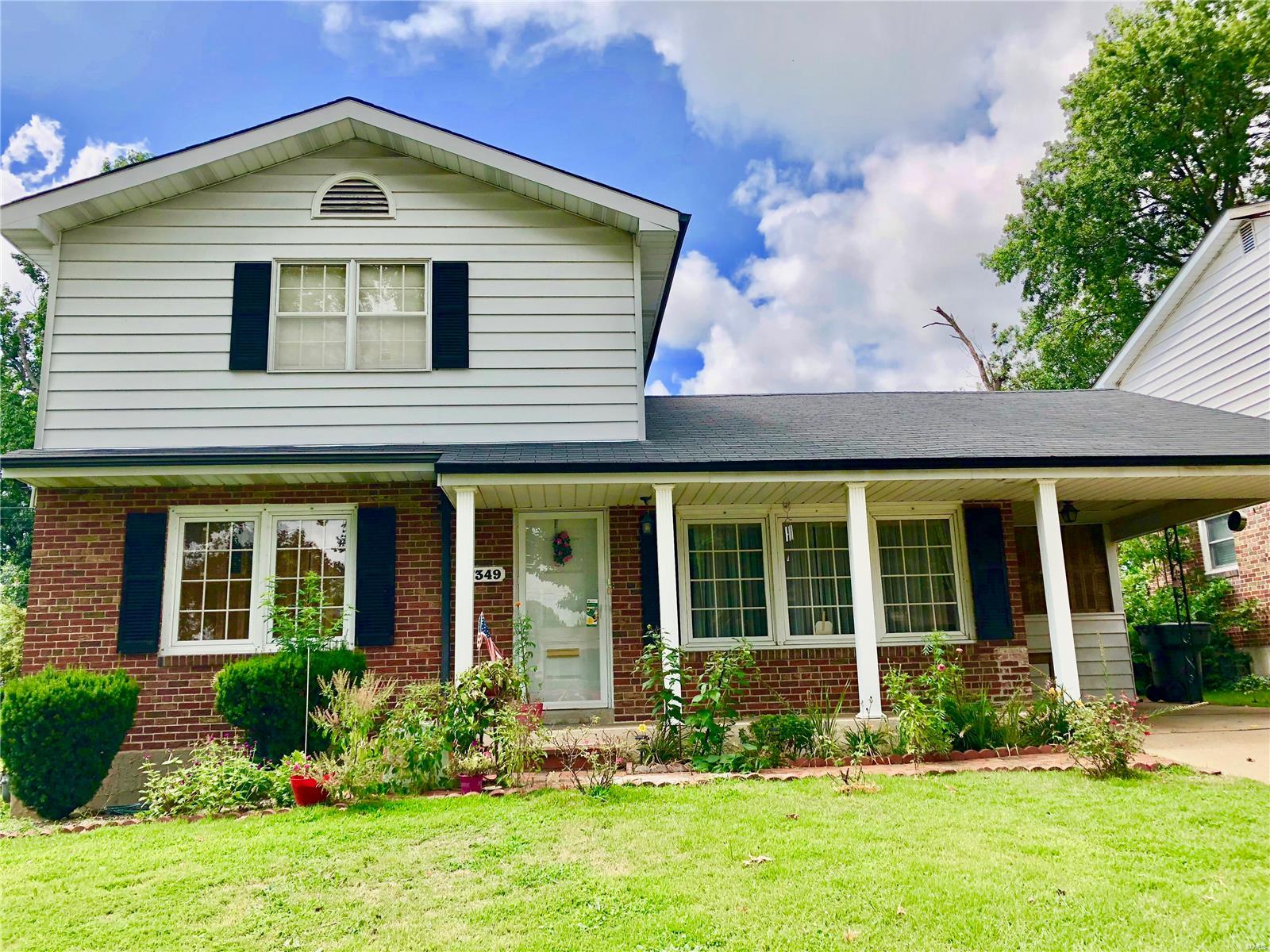 Welcome to 3 Bedroom and 3 bathroom located on heart Boulevard Heights. Enter into the gracious foyer/dining room as it leads to open kitchen and great room with built-in bookshelves, gas log fireplace and bay window. Main floor includes a full bath and bedroom.
Upper level  is complete master bedroom,2 walk-in closets and full bath. New AC on main level (2015). lower level includes large finished recreation room with hobby area, laundry room,additional bedroom and full bath.Both kitchen and carport lead to enclosed finished breezeway with wood burning stove.Beautifully landscaped patio and yard back to public property green space.