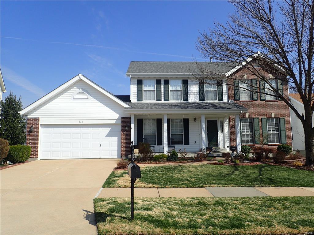 Completely updated and move-in ready, this Wildwood 2-story has all it all—a desirable floorplan, a remodeled kitchen & baths, handscraped wood flooring, a finished lower level, an awesome backyard w/ a large maintenance-free deck & a newer roof & HVAC. The center island kitchen is gorgeous w/ staggered maple cabinetry, granite countertops, a stone backsplash, stainless steel appliances. A gorgeous staircase w/ iron balusters leads upstairs to the master suite, which is vaulted and features a large walk-in closet & a beautifully updated bath w/ double bowl vanity w/ granite, ceramic tile flooring, a garden tub & a large shower w/ gorgeous tile work. The LL features a family room/rec room, bar, ½ bath & lookout windows. Main floor laundry, built-in bookcases in the living room/office, new lighting thru-out, tall baseboards, crown molding & ceiling fans galore, a level driveway & an oversized garage…all located in a popular neighborhood just minutes from the Wildwood Towne Center.