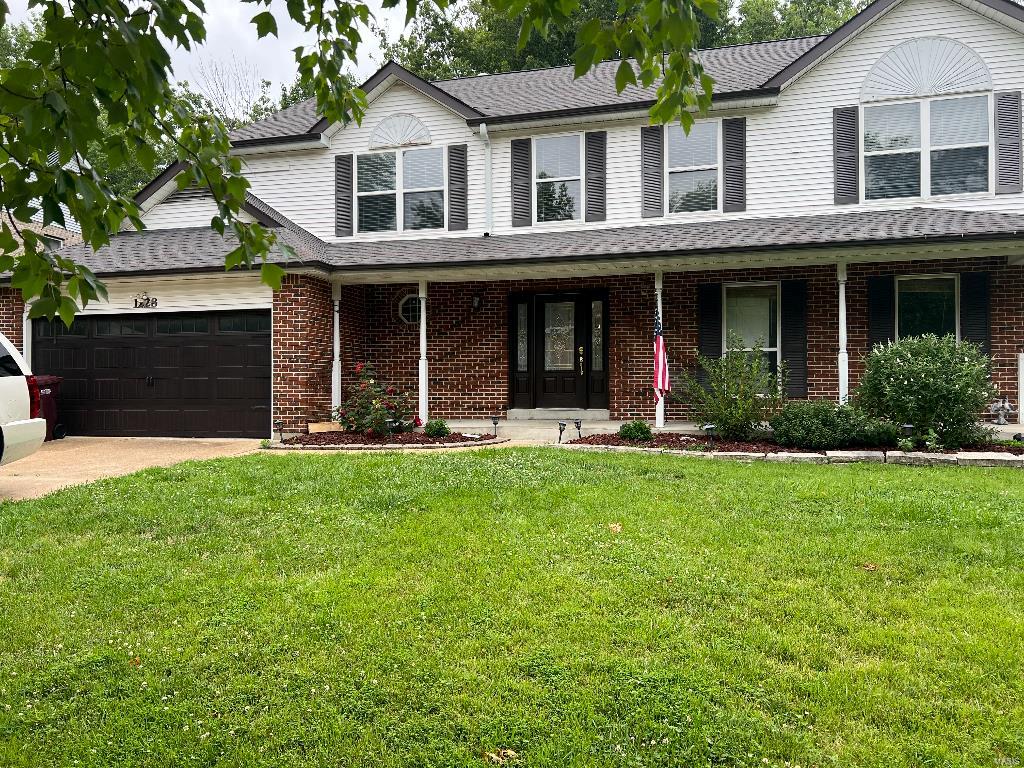 Large two-story home in the highly desirable Lindbergh Sch District. 5 bed, 4 bath, 2800+ Sq ft w/ 2 car garage. The first floor has living room/bedroom, dining, kitchen w/breakfast area & family room with gas fireplace. Upstairs has 4 bedrooms. Primary bedroom has a walk-in closet & full bathroom. The finished basement has entertaining/exercise area, pool table, bedroom, half bath & nearly a full kitchen. The first floor has about 50% hardwood floors & ceramic tile in the entry, kitchen, bath & breakfast rooms. The bedrooms are carpeted & the basement has mostly wood flooring with carpet in the bedroom and ceramic tile in the kitchen. There is a main floor laundry room. The back yard includes a 2,000 Sq ft concrete patio with a professional size adjustable basketball hoop. The home is close to restaurants, parks, golf course, and highways. The house is being offered in "as is" condition.
