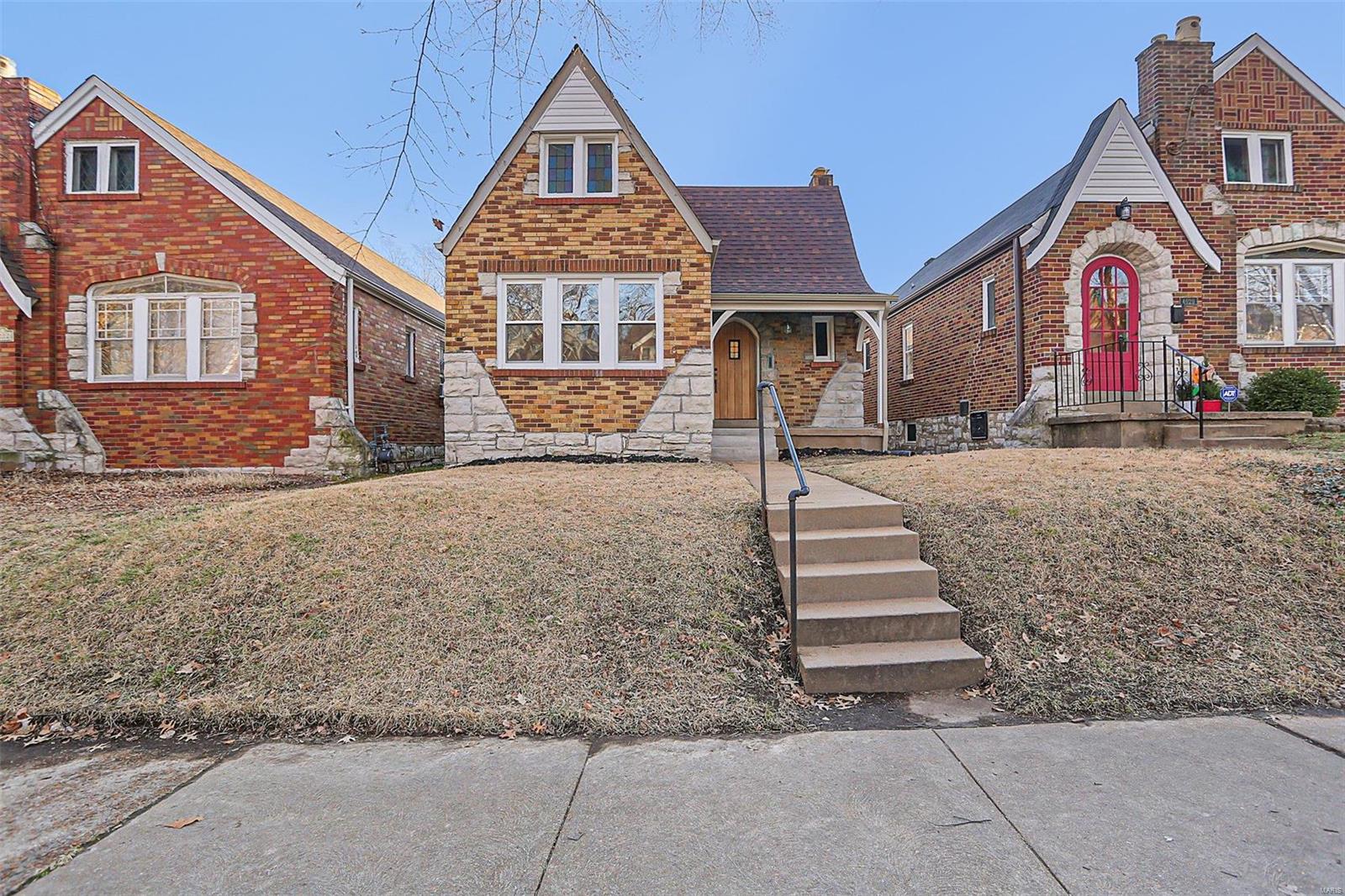 Adorable 1930's gingerbread bungalow, fully renovated with room to expand on upper level. Located on the fabulous 4000 of Parker Avenue, located in Tower Grove South. Every inch of this home has been addressed. So many updates, yet so much original character. The generous front porch is ready to be enjoyed. The original arched front door with art glass, welcome you to come in. The arched openings continue through the foyer & living room, dining and hallway. The fully remodeled kitchen offers new cabintes, counters ,backsplash, and deluxe stainless steel appliances. 2 bedrooms, a full bath and an office, or sun room round out main level. The fully fenced yard is level and has a 1 car detached garage with electric opener. The roof, gutters, downspouts, HVAC systems are brand new. And check out that loft area on the 2nd floor! Use your imagination!  Could be converted to extra living area, master suite with bath, or extra bedrooms! One of the coolest lofts in the area!