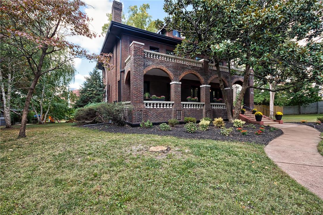 OPEN SUN @ noon  Wonderful Clayton Location! Renovated with great detail to keep original character of the home in place & incorporate modern updates.  3 Story, 5 bed, 3.5 bath, nearly 4000SF of living space All Brick home, refinished hardwood throughout, ALL NEW expanded kitchen opens into dining area.  Sitting room/den off kitchen with half bath overlooks NEW composite deck.  Large Great Rm with original fireplace, original plaster moldings, and french doors open to covered front porch.  Master Suite reconfigured to add amazing bath and walk in closet. 3 additional bedrooms and full bath complete the 2nd floor.  3rd floor converted into additional bedroom, full bath, and 2nd laundry rm.  Lower level finished with living space/mudroom/laundry.  Tuck under 2 car garage, additional covered parking under new deck.  Backs to common ground, Clayton walkway gives access to downtown Clayton dining and shopping. New Roof, HVAC, Electric & Water service and so much more!  This is a must see! Additional Rooms: Mud Room