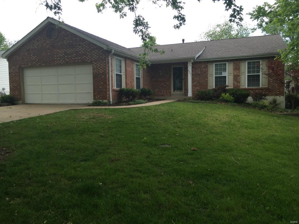 Don't miss this lease opportunity in Marquette School District in the charming Reinke Woods Subdivision.  This 3 bedroom (with possible 4th bedroom in spacious finished lower level) offers 2 1/2 baths, new carpet throughout, fresh neutral paint, a new oversized deck, large yard, main floor laundry, two car garage and much more.  Enjoy the vaulted ceilings and open floor plan with wood burning fireplace in the spacious family room, eat-in kitchen, dining room, and large bright living room.  The large master bedroom offers updated master bath and a St. Louis Closets custom walk-in closet.  Additional updates include new a/c unit and new roof.  One year lease required.  Monthly lease amount includes lawn care and maintenance.  Refrigerator, washer and dryer included in lease.