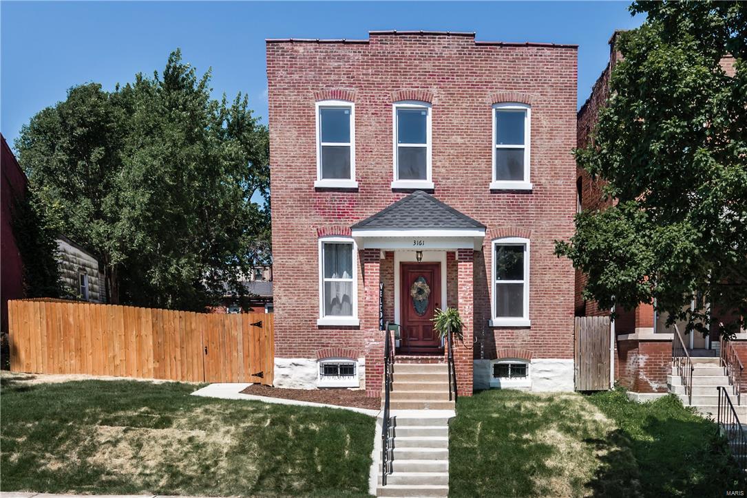 Don’t miss this outstanding Tower Grove East charmer! This home has been completely renovated and sits on a double lot! The main floor features exposed brick, recessed lighting, solid wood doors and beautiful bamboo floors. You will fall in love with this stylish kitchen with stainless steel appliances, soft close cabinets, sparkling quartz counter-tops. Upstairs you will find 3 spacious bedrooms, 2 full baths and a laundry closet. The master suite includes a walk-in closet and a beautifully updated bathroom. The home also has new windows, new electrical, new HVAC and new plumbing. The water service and sewer laterals have also been replaced. The large fenced in backyard has plenty of room to let the kids run while you relax on the patio.  You need to see this one for yourself!