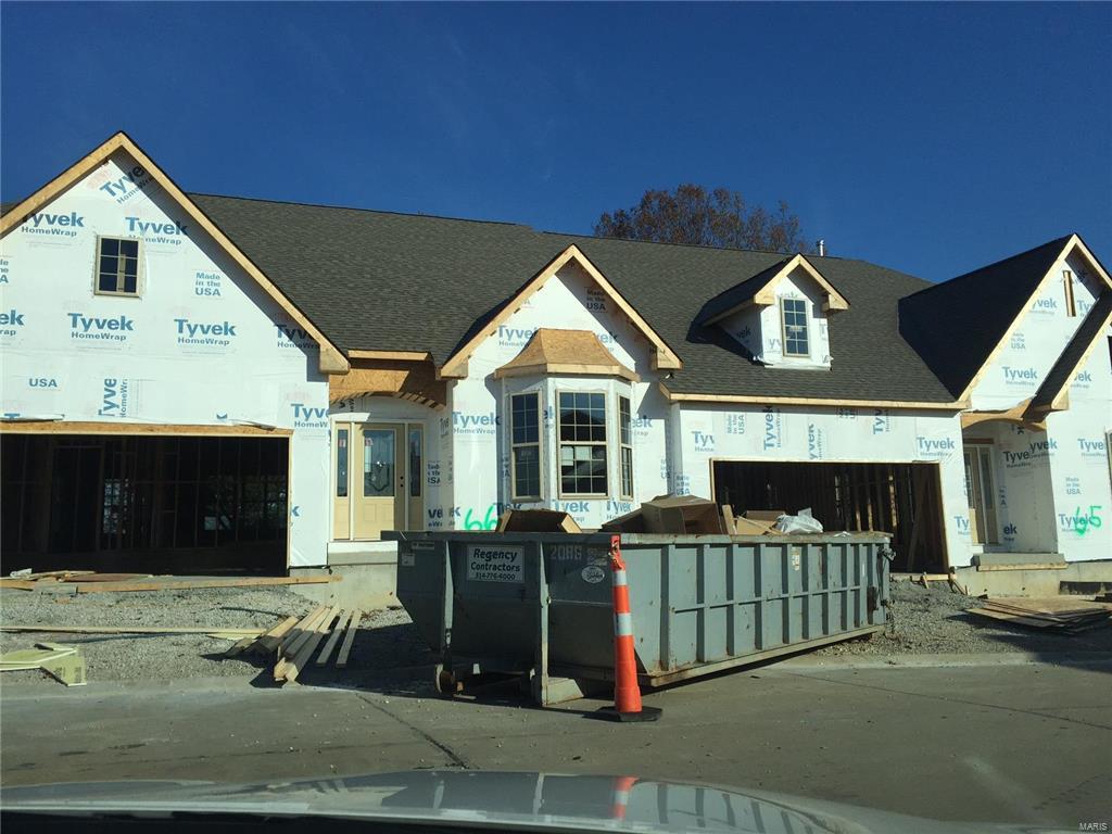 Welcome home to the Villas at Fountain Plaza in West County.  Conveniently located at Clarkson and Clayton.  Lots 64 & 66 are currently under roof.  There is still time to make some choices in options.  This is the opportunity to build the villa of your dreams.  The Calaais floor model has 3 bedrooms, 3 baths, 2 car garage, first floor 9ft ceilings, 2800 sq ft living space.  The villa is being built with finished LL, bedroom and bath.  Fantastic location close to shopping, restaurants, fitness and community center.  All within walking distance.  Lot locations, floor plans, standard and optional features are available for review.