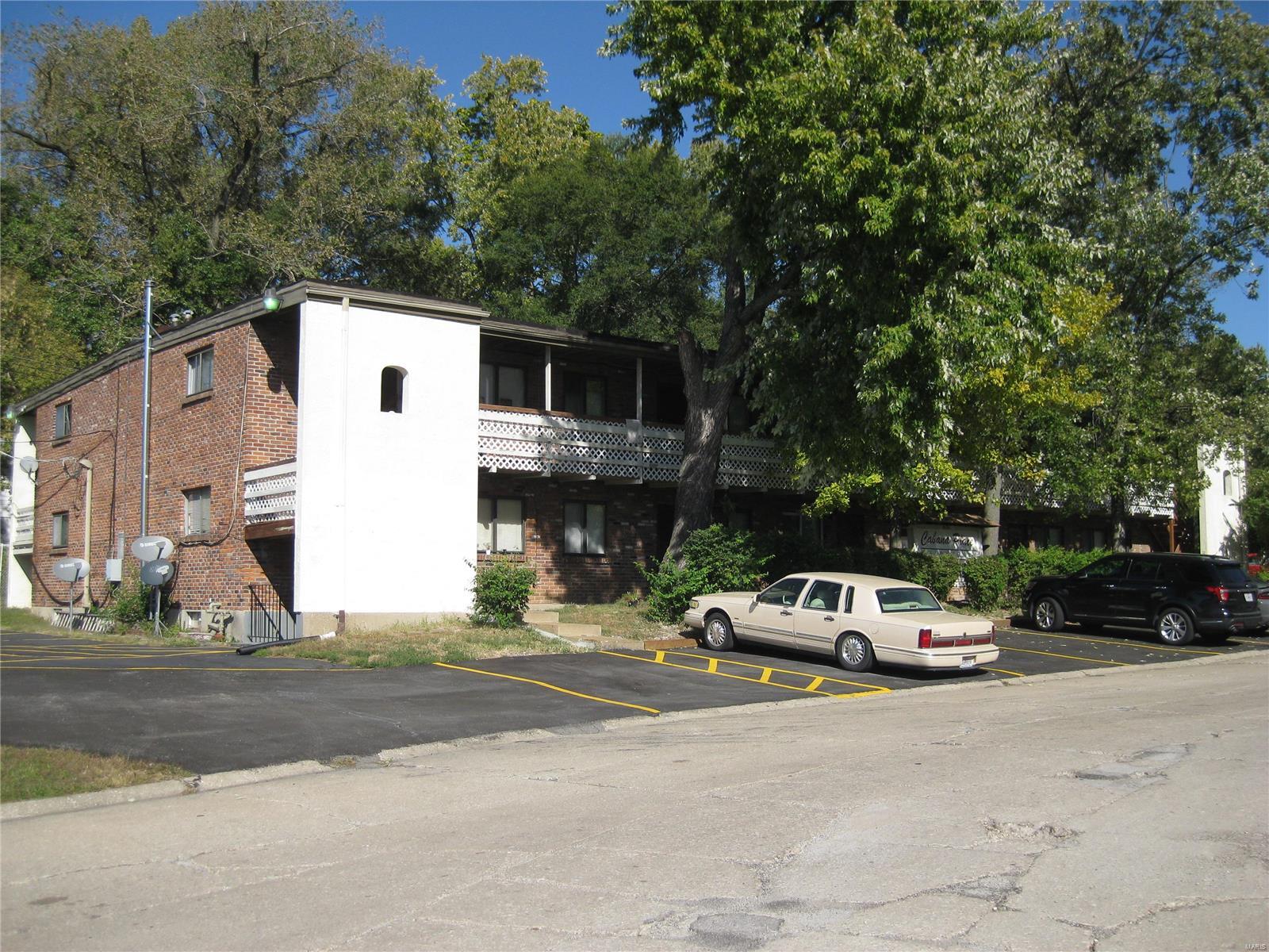 Investment Opportunity in St. Louis County, Welcome to Cabana Place Apartments. Beautiful Brick Building with 20 Modern One-Bedroom Apartments in Park like setting with individually metered Central Air and Forced Heat. Fully occupied, rents are between $485-545. Recent Improvements include paved parking lot, all stair cases replaced within last 2-3 years, many updated units, Coin operated 2 washers and 2 dryers in the basement bring Additional Income. Very Convenient Location, close to Public Transportation and Airport, Easy to maintain Full Occupancy.
No sign For Sale at the Property.