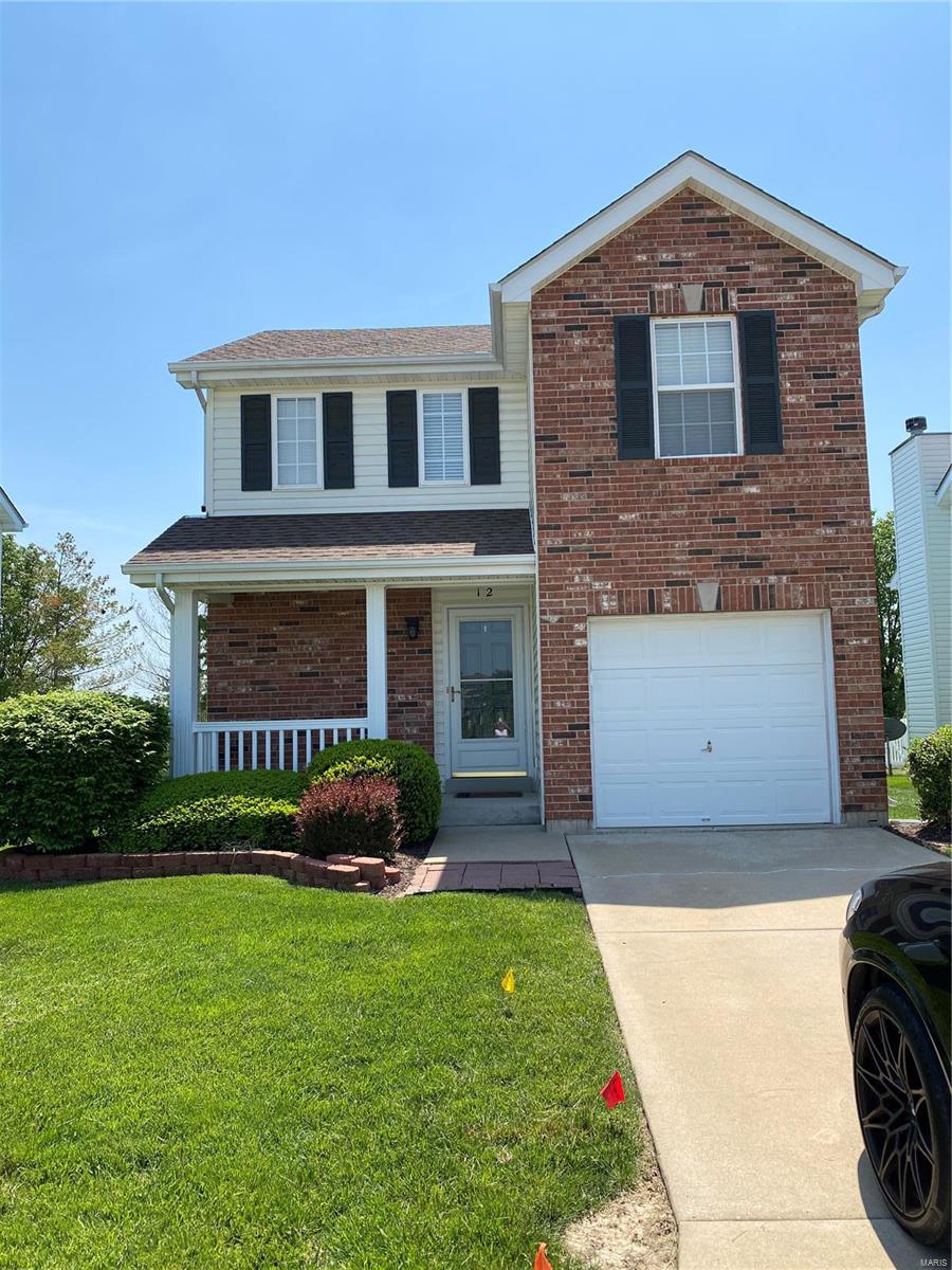 Spectacular find! Adorable &  clean 1.5 story for lease in Winghaven! Approx 1800 sqft of living space with the finished LL. Great floorplan with master on main level. Kitchen, family room & master have vaulted ceilings. Kitchen has granite counters, SS appliances plus breakfast bar.  Nice deck off back door with some common ground with vinyl fence. Upper level has 1 bedroom 1 full bath plus loft area for office or rec space. Large finished LL adds so much living space! Fam/rec area with separate sleeping area or extra room. 1 car attached garage. Great location close to HWY 40. NO PETS allowed.