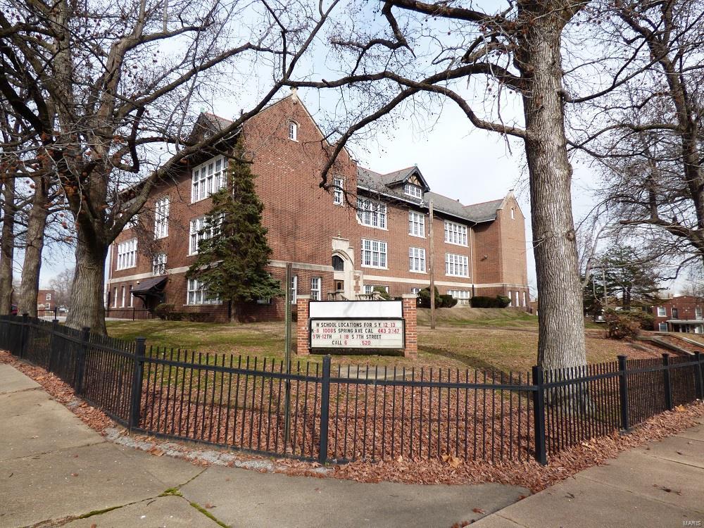 66,644 Square Foot Redevelopment Opportunity located in the City of St. Louis, MO.
The building was formerly the “Success School” for Imagine Schools and prior to that was the Lowell School and was built-out as such. The building is comprised of 66,644 Square feet on 3 floors. The Building was built around a full square block which is fully-fenced.
The building uses an Air Handler and Boiler system to provide heating and cooling. There are 2 cafeterias and a large gymnasium. The building was built with cinder-block construction and is fully-sprinklered. There is a slate roof and most windows throughout are original.
The property is located adjacent to Interstate 70 and is located primarily in the residential area. The highest and best use of the building is likely to remain as an educational-type facility. The building is on the National Registry of Historic Places as the “Lowell School”.
*Contact Broker for Full offering Memorandum* Location: City, Corner Location