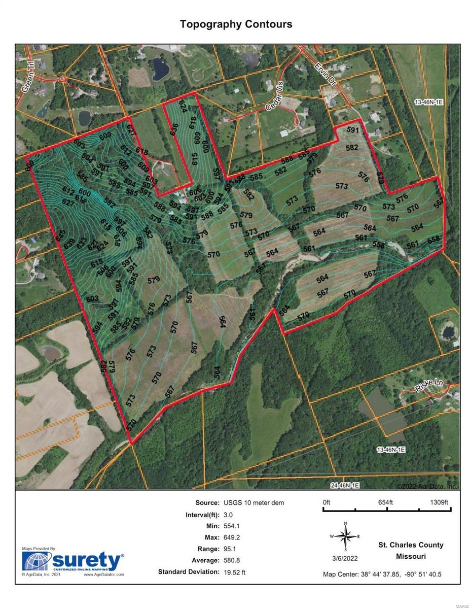 Fabulous 181 acre farm located in Wentzville, MO. Great investment opportunity in highly sought after St. Charles County. Great land that provides income from the crops! Or build your next estate or family compound! This property has plenty of open/buildable ground, Yet still offer plenty of privacy with each field being surrounded by tree line and or Dardenne Creek frontage! This property Would make a fabulous Equestrian Estate or potential development! Listing agent must be present at all showings. Owner occupied. 2 older homes on property including a log home with hand hewn beams plus one modular home that is currently occupied.  Buyers must be prequalified.