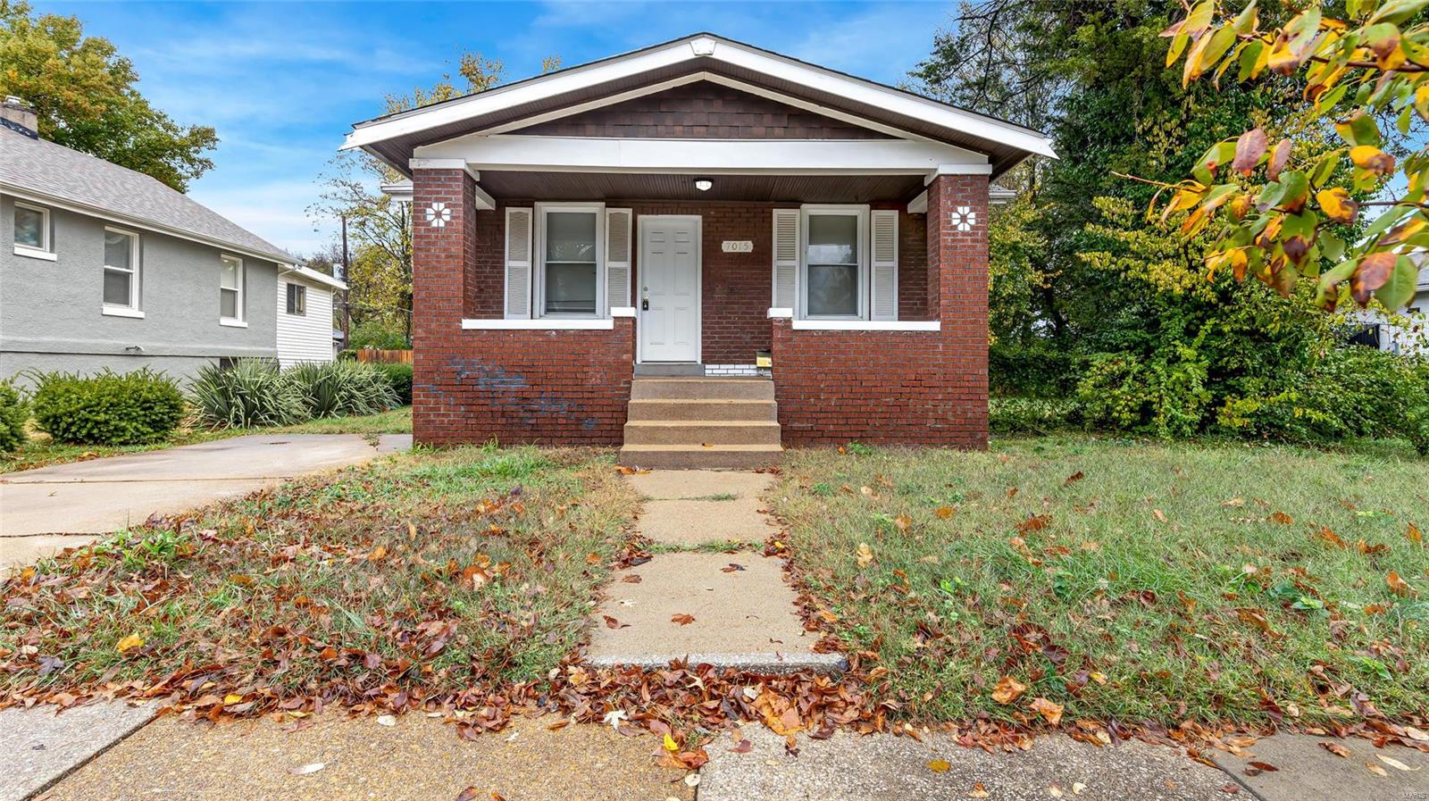 Welcome to 7015 Julian Ave, a charming 3-bedroom, 1-bathroom home nestled in the heart of St. Louis! Step inside to find a bright and inviting living room, perfect for relaxing or entertaining. The cozy family room offers additional space for gatherings, while the functional kitchen is ready for your personal touch. This home’s thoughtful layout provides comfortable living with plenty of room to make it your own. Outside, relax and unwind on the welcoming covered front porch—perfect for morning coffee or evening chats, or check out the spacious backyard—ideal for summer BBQs, playtime, or simply unwinding—complete with a small covered deck for added shade and relaxation. Conveniently located near schools, parks, and local amenities, this property is a great opportunity for homeowners or investors alike. Don’t miss your chance to make this home yours—schedule a showing today!