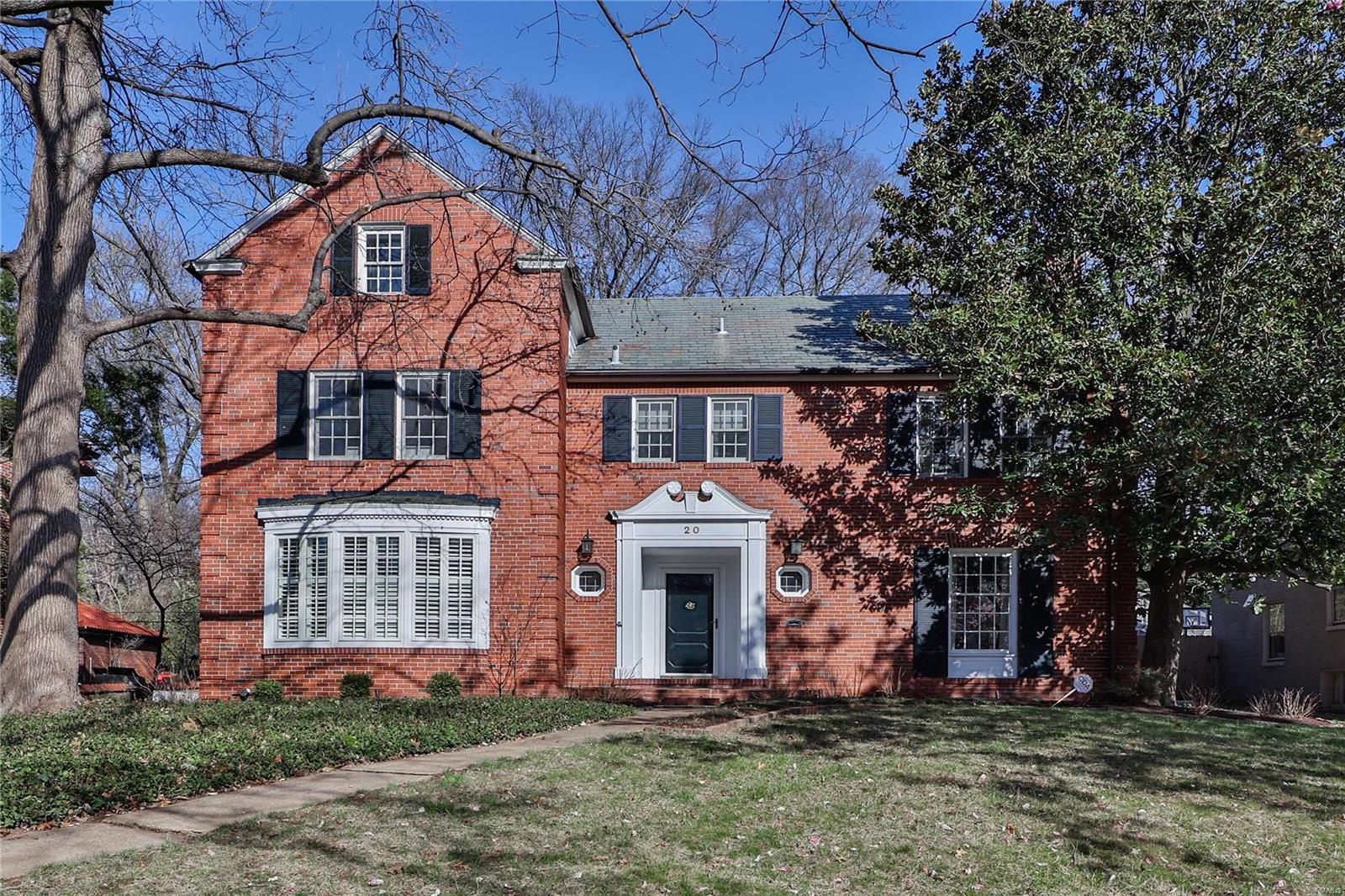 CLAVERACH PARK, a Neighborhood you will be "HAPPY TO CALL HOME!" and a Home you will be "HAPPY TO RESIDE!"  An INVITING ENTRY welcomes you.  WALK-IN & FEEL LIKE YOU'RE HOME!  Traditional, Brick 3 Story is STATELY, GRACIOUS & FAMILY FRIENDLY! ENTERTAIN INSIDE & OUT!  A Spacious Living Room & Dining Room flow to the Updated Kitchen, Breakfast Area & a Sunroom w/3 Walls of Windows.  ENJOY BUTLER'S BAR w/Wine Cooler, sink & glass front cabinets & walks through from kitchen to Dining Room.  Step out to a private landscaped setting & ENJOY OUTSIDE FUN w/extensive Stone Paver Patio, Built-in Grill & Lovely Pool w/Flagstone Deck.  ENJOY INSIDE COMFORT w/Spacious Master Suite, Updated Bath, Walk-in closet & Sunroom w/3 walls of windows.  ENJOY 4 additional bedrooms & 4 baths.  ENJOY FAMILY FUN in a Finished LL w/Fireplace & attractive Built-in Bookcase.  ENJOY Special Architectural Features & Beautiful Wood Floors.  ENJOY an ABUNDANCE OF STORAGE in 2 Attic areas, as well as in the LL. Additional Rooms: Sun Room