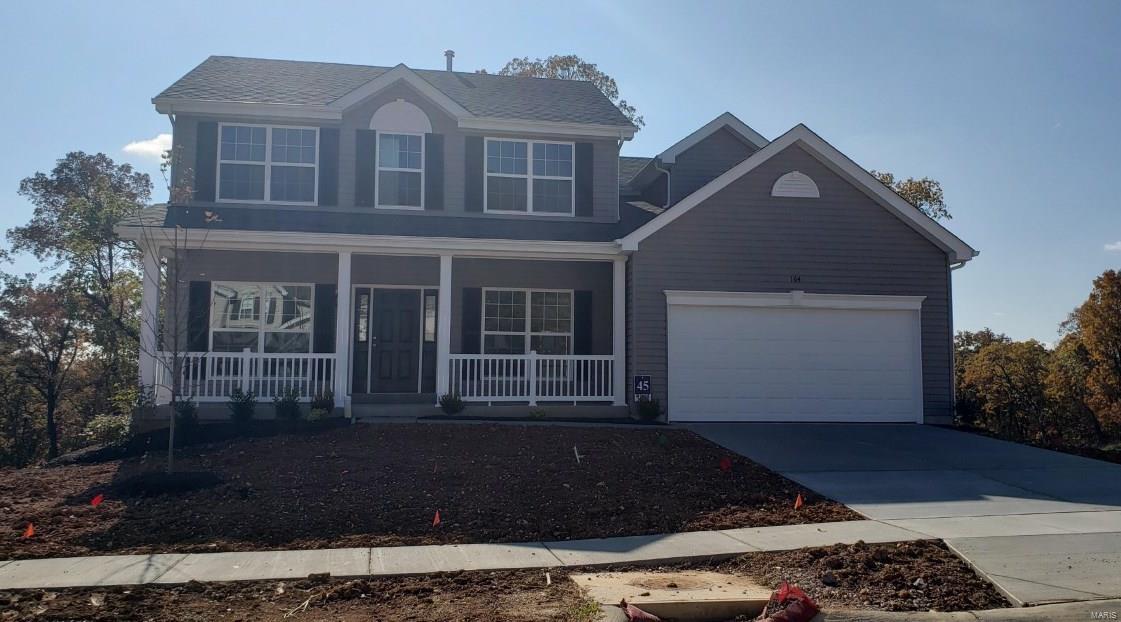 NEW HOME IN A HURRY! Hermitage II Model—Fall 2019 Completion—Popular 4 bed, 2 ½ bath home has 9’ Ceilings on main, along with 42”Tall Benton Umber kitchen cabinetry, island, walk-in pantry, and Stainless Steel GE Appliances. Laminate flooring in Bourbon Bridge Toasted Chestnut compliments the Fieldstone Way Durango Carpet in Bedrooms and on Stairs. The Master Bath offers the High Low High Vanity with Benton Umber cabinetry and Double Bowls. Adult Height cabinetry in Powder room. 2-Panel Square Painted White Interior Doors w/Satin Nickel hardware. Exterior features Coventry Storm Vinyl Horizontal Lap Siding, Pewter Grey Architectural Shingles and Louvered Black shutters. Partial Walkout Basement includes a ¾ bath rough-in and Sump Pit/Pump. McBride sods front and back yards!