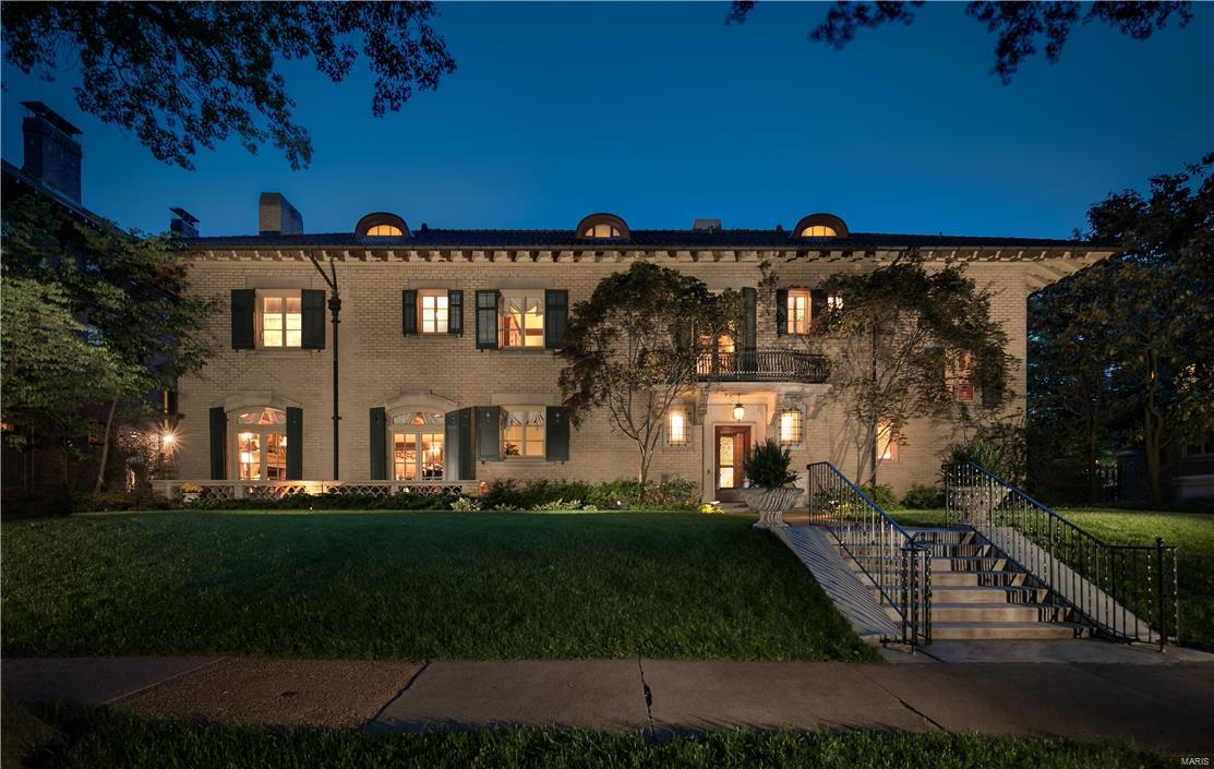 Superb example of Mediterranean Revival-style architecture designed by Mauran,Russell&Crowell in 1914 and has been meticulously updated. Interior spaces feature remarkable architectural elements including a marble-floored entry, leaded glass windows, intricately carved fireplace mantels, built-in bookcases, refurbished artistic stenciling on living room ceiling beams, gleaming hardwood and tile floors, and elegant plasterwork. Updated cook’s kitchen and butler’s pantry includes custom cabinetry, granite countertops, separate Subzero refrigerator and freezer, Viking cooktops and double ovens, and a warming drawer. All 2nd floor bathrooms have been remodeled. Master suite includes a walk-in closet, updated bath with new cabinets, fixtures, jet tub, marble walls, floor and vanity tops. The 3rd floor contains a laundry/craft room and playroom. Updated AC systems. Newer underground 400 amp electric service. Roof upgrades include newer felt&flashing, copper roofs and gutters.