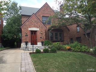 Charming updated traditional style 2 story on beautiful tree-lined street in prime University City location just minutes from Clayton, I-170 and Washington University. Fabulous architectural details include rich wood floors, elaborate crown molding, arched doorways and leaded stained glass windows. Enjoy the updated kitchen with granite counter tops. A spacious Living Room with gas fireplace and stone mantle, along with the large Dining Room, offer terrific options for entertaining. A Breakfast Room, cozy den, or office plus adjacent half bath complete the main floor. The upper level includes a large Master Bedroom with walk-in closet. Two additional bedrooms share a sunny Sitting Room/sun room/den/playroom. In the lower level you will find a huge Recreation Room with fireplace and large storage area. You will enjoy a tranquil back yard with hydrangea and rose gardens, and the shaded privacy of a covered porch. Two car garage in rear. Buyers will love this neighborhood by Mooney Park! Additional Rooms: Sun Room