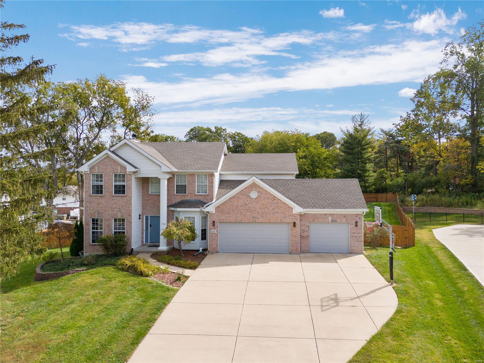 Located in Oak Estates, this home offers many special feature! The backyard is huge & private! Recently freshly painted & refinished wood floors(24). Main floor den with built-in custom bookcases & cabinets. You'll love the Kitchen! Two kitchen islands, built in beverage refrig in island. Handsome 2-tone custom cabinetry, lots of pantry space. Wolf dual wall ovens & stainless-steel appliances. Formal dining room with bay window. Family room with fireplace & built-in cabinets and shelving. Main floor laundry, mud room. Planning desk room. Additional HUGE Family Room with doors to patio.  Large primary bedroom with cathedral ceilings. Primary bath features separate shower, soaking tub, dual vanity, tile floor. Second Bedroom with private bath.  Two more bedrooms with a jack and jill bath. Finished lower level with 5th bedroom (egress window), recreation room & full bath. Expansive deck with screened in porch. 3 HVAC zones, main HVAC replaced in 2022.  PROFESSIONAL PHOTOS COMING SOON.