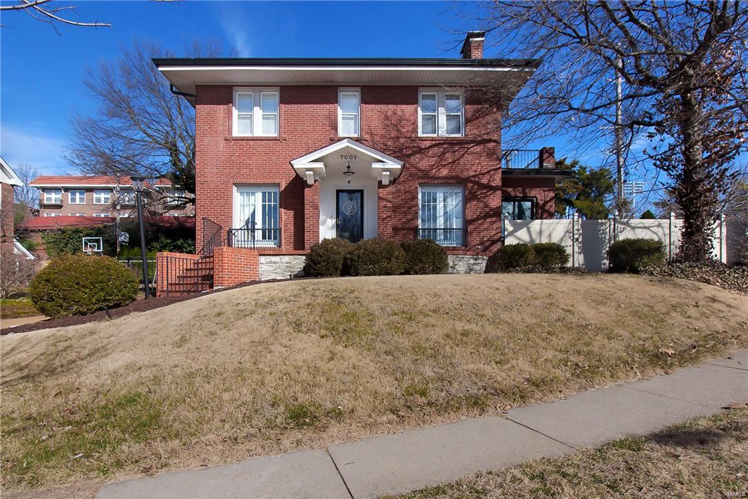Perfect fusion of an early century charm, modern updates & a great location near Downtown Clayton, Forest Park and Washington University - this home has everything you are looking for! Walk into a cozy living room w/ gleaming hardwood floors, abundance of natural light and a gas fireplace with custom mantel! Across the hall you have an absolutely charming sitting room featuring a Victorian style custom decorative fireplace and french doors. Large kitchen is updated w/ 42" Custom Cabinetry, quartz countertops, ceramic tile flooring and Jenn-Air Range! Upstairs boasts 3 bedrooms w/ hardwood floors and finished in soft colors. Master bath features a Dual Sink vanity, oversized stand up shower, additional cabinets and ceramic tile flooring. 2nd Full Bath and a Bonus room with stained glass, french doors and a walkout to a private balcony finish off 2nd level. Sun Room and Finished Lower Level is perfect for games or kids play room.  Fenced in private backyard and an oversized 1 car garage! Additional Rooms: Sun Room