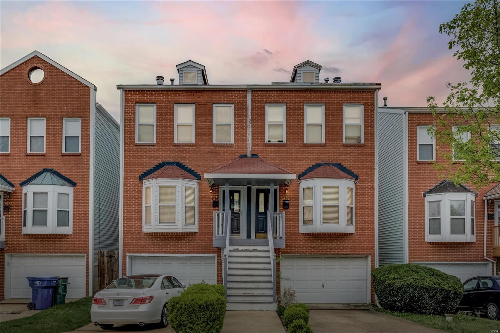 Come check out this 2-bedroom townhome in the Gate District! The open concept main level features a living room with large bay window that lets in tons of natural light, beautiful wood-burning fireplace between the living and dining room, a half bath, and a spiral staircase that leads to the finished basement and attached garage. Head upstairs to your bedrooms and full bathroom, including a large primary bedroom with walk-in closet, or enjoy the backyard with deck access off the kitchen/dining room. Close to medical schools, hospitals, shopping, restaurants, and highways.