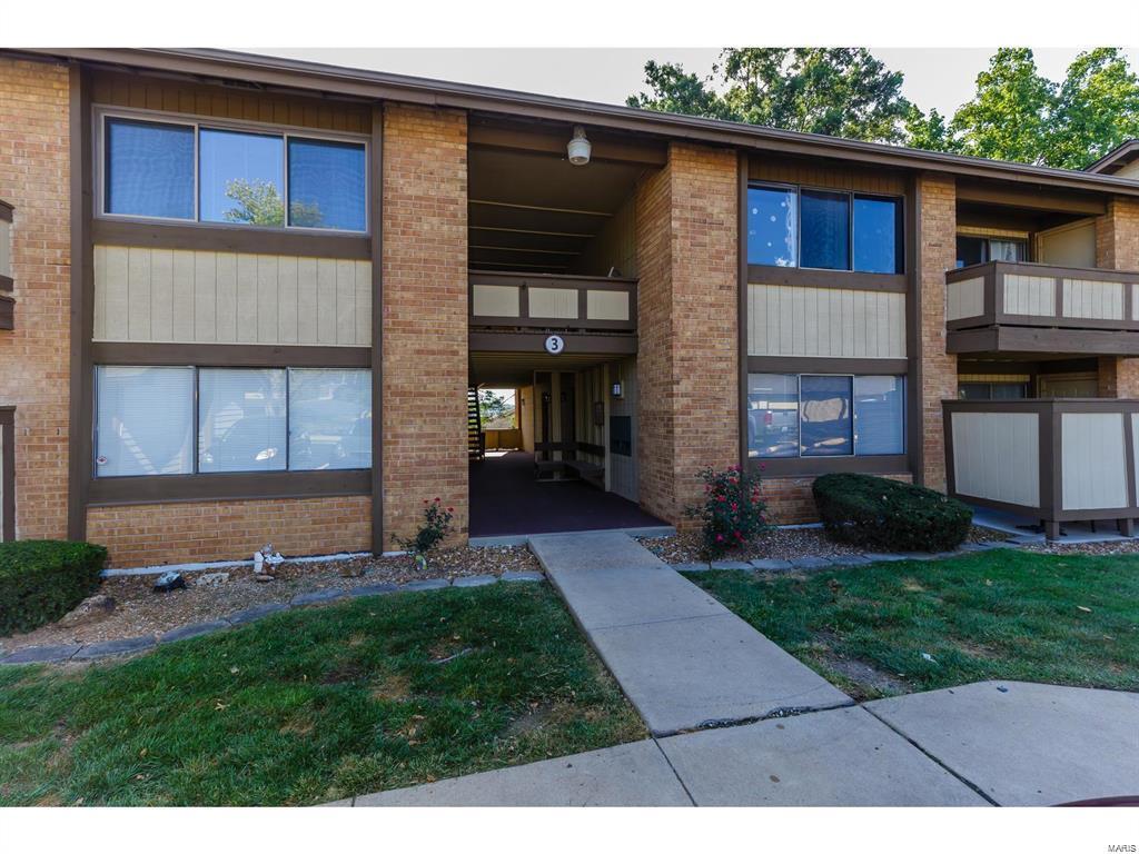This upper-level condo features 2 bed 1 full bath and has been freshly painted.  It is located in Bogey Hills subdivision!   The large master bedroom has large windows and double closets.  The living room is spacious and has laminate flooring and it opens up to the kitchen as well as the breakfast room.  They both feature ceramic tile flooring.   The kitchen has granite counter tops, breakfast bar and all appliances will stay. Water, sewer, and trash included.  The condo has a private deck overlooking the community pool, green space, picnic tables, and bathhouse. A fantastic location near grocery stores, shopping, restaurants & easy access to Hwys 70, 94 & 364!  There is private storage on the deck, added ground flr storage & an assigned parking space w/guest parking close by.  Snow removal, lawn care, pool, water, sewer, trash