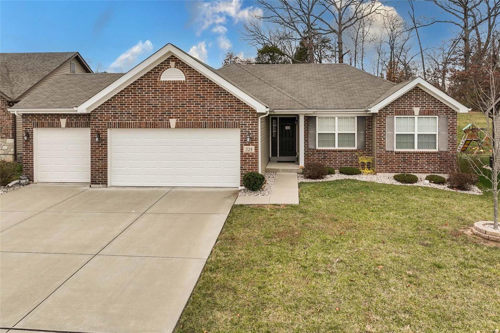 This Immaculate ranch style 4 bedroom, 3 full bath & 3 car garage home has an open floorplan & a treeline view in the backyard. The backyard is completely fenced. The living, dining, and kitchen have open site lines so everyone can be part of the fun. The kitchen has quartz countertops & all bottom cabinets have pullout shelves, & 2 pantries. The living area has a gas fireplace & the dining area has bay windows. The extended master bedroom has a coffered ceiling w/ceiling fan & walk-in closet. The Master ensuite has a separate garden tub and shower, & dual vanity. 2 secondary bedrooms w/ ceiling fans & full bath complete the main level. The basement has an additional living area & bedroom w/ceiling fan & 2 closets, a full bath & a dedicated office room. The flooring is all Engineered Luxury Vinyl Plank in the main & lower levels except for carpeting in the bedrooms on the main level. Easy access to 61 & 70 fwys. Zoned for North Point Middle School and North Point High.  Don't miss it!