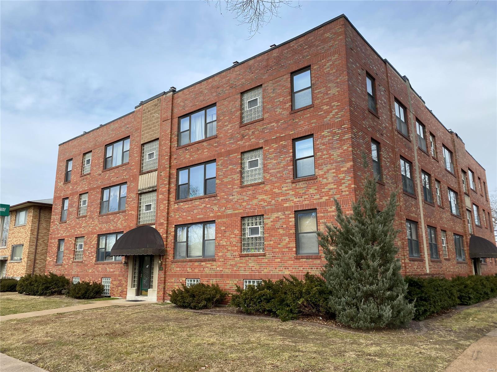 For comp purposes only.  12 -2 bedroom units overlooking Wilmore Park.  Units have retained the classic St. Louis Hills charm of original hardwood floors, and ceramic tile bathrooms.  Some updates to kitchens. Gas forced heat and central air.  Some garage parking.