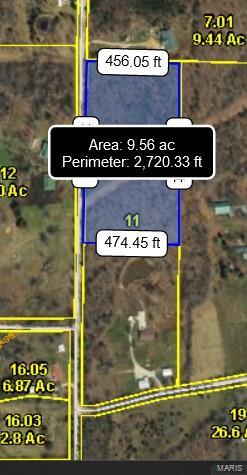 9.5+/- Acres, in the country yet convenient to town. This property has gentle rolling hills, with county water available along the road, and electrical is available right at the road. You have almost 900 feet of road frontage so you could put in a driveway at any point you wanted. The land is mostly wooded with a pipeline that runs through it, that you could also use as a foodplot. There is deer and turkey sign all throughout this property and the owner has not hunted it, nor step foot in the woods in over 7 years! This property is being subdivided from the owners land and will have a survey done before closing. the property lines on the map are approximate.